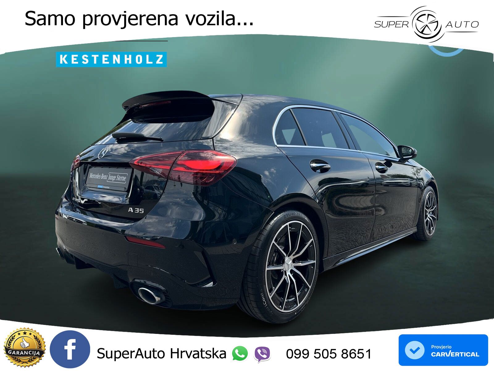 Mercedes-Benz AMG A 35 4MATIC AMG SPEEDSHIFT DCT LED+GR SJED+ACC
