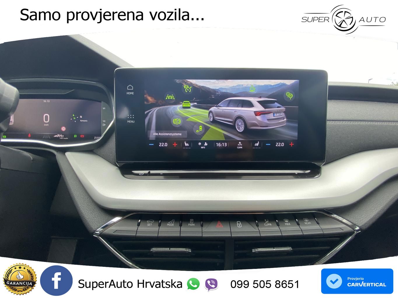 Škoda Octavia Combi 1.5 TSI EVO e-TEC (150 KS) DSG LED+GR SJED+ACC