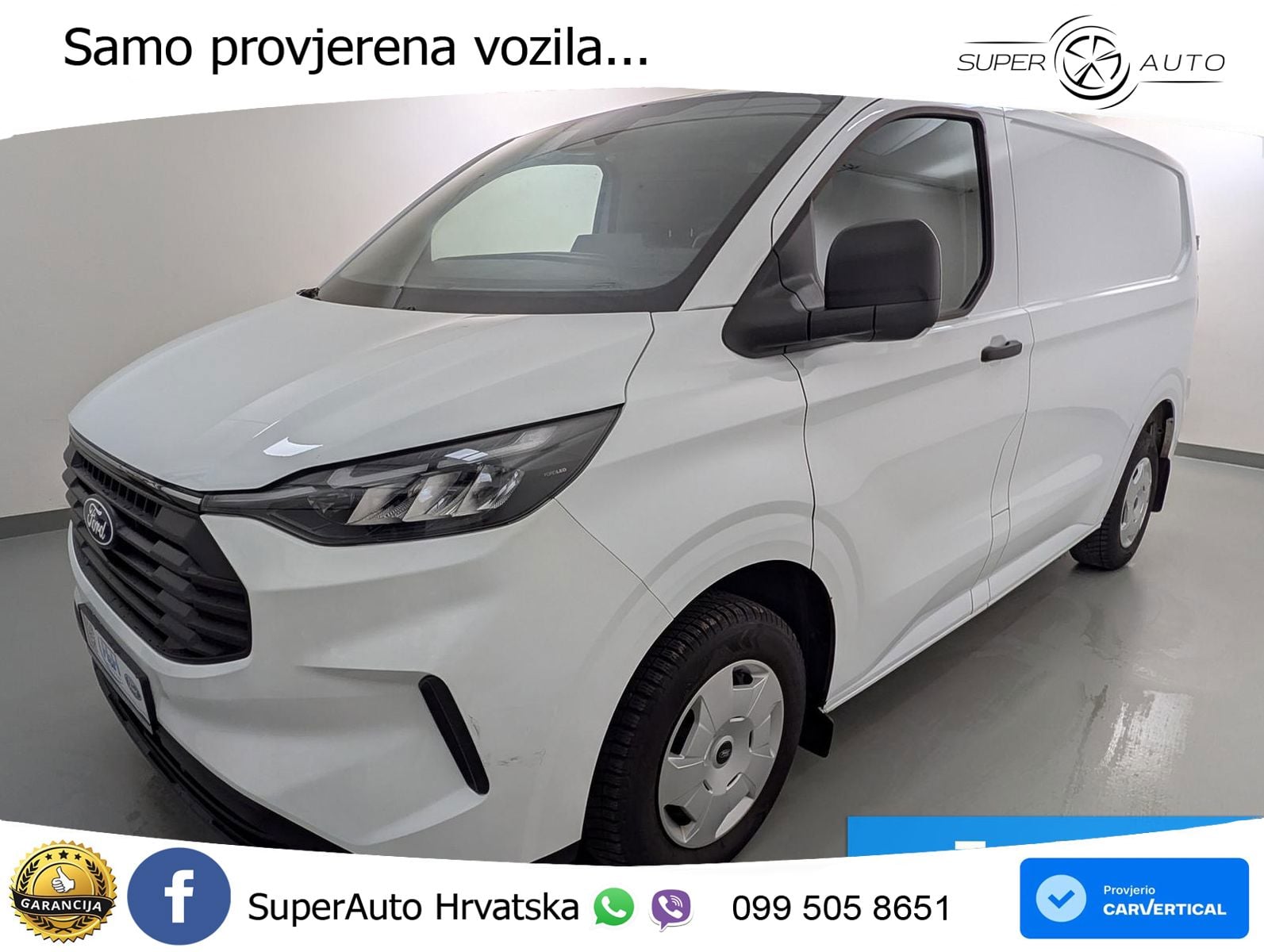Ford Transit Custom 2.0 280L1 Trend LED+Tempo+Kam+GJR 110 KS