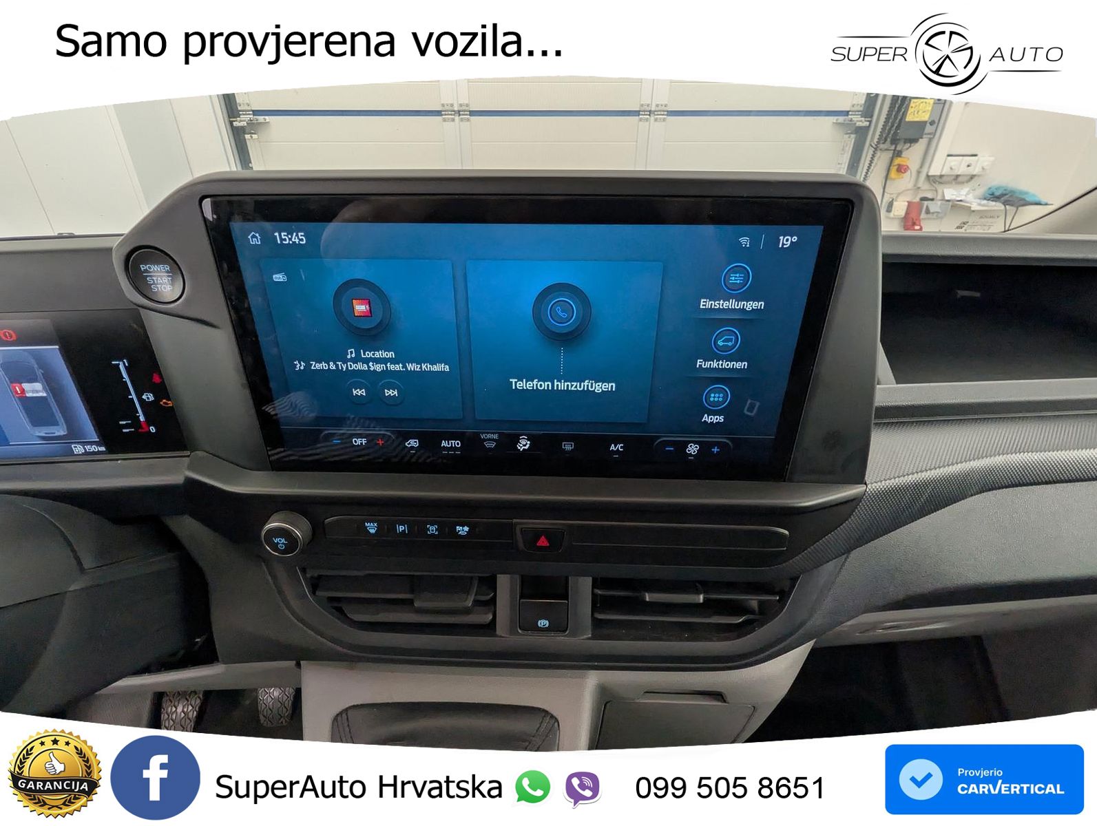 Ford Transit Custom 2.0 280L1 Trend LED+Tempo+Kam+GJR 110 KS