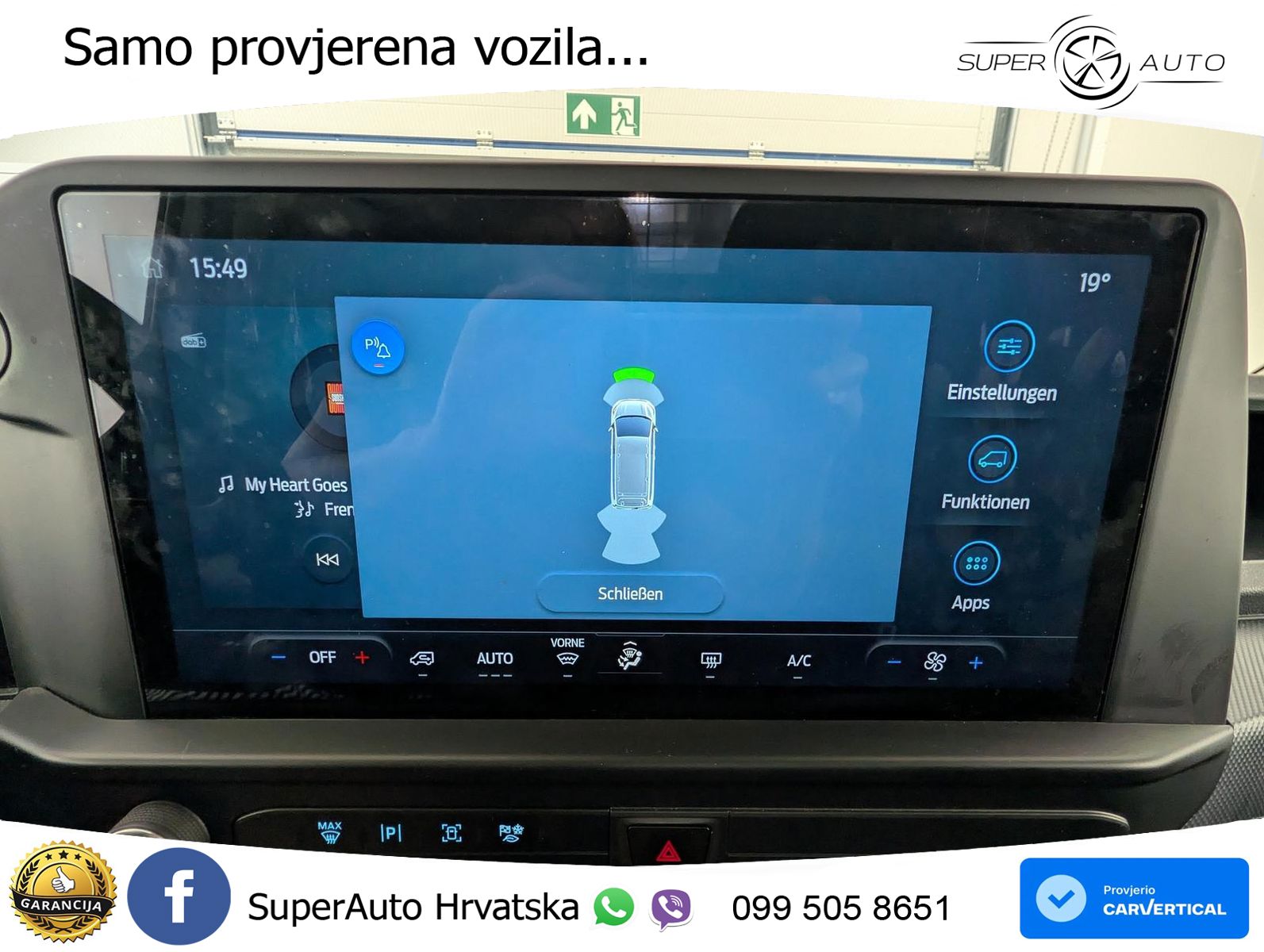 Ford Transit Custom 2.0 280L1 Trend LED+Tempo+Kam+GJR 110 KS