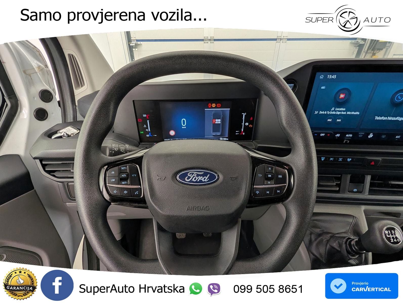 Ford Transit Custom 2.0 280L1 Trend LED+Tempo+Kam+GJR 110 KS