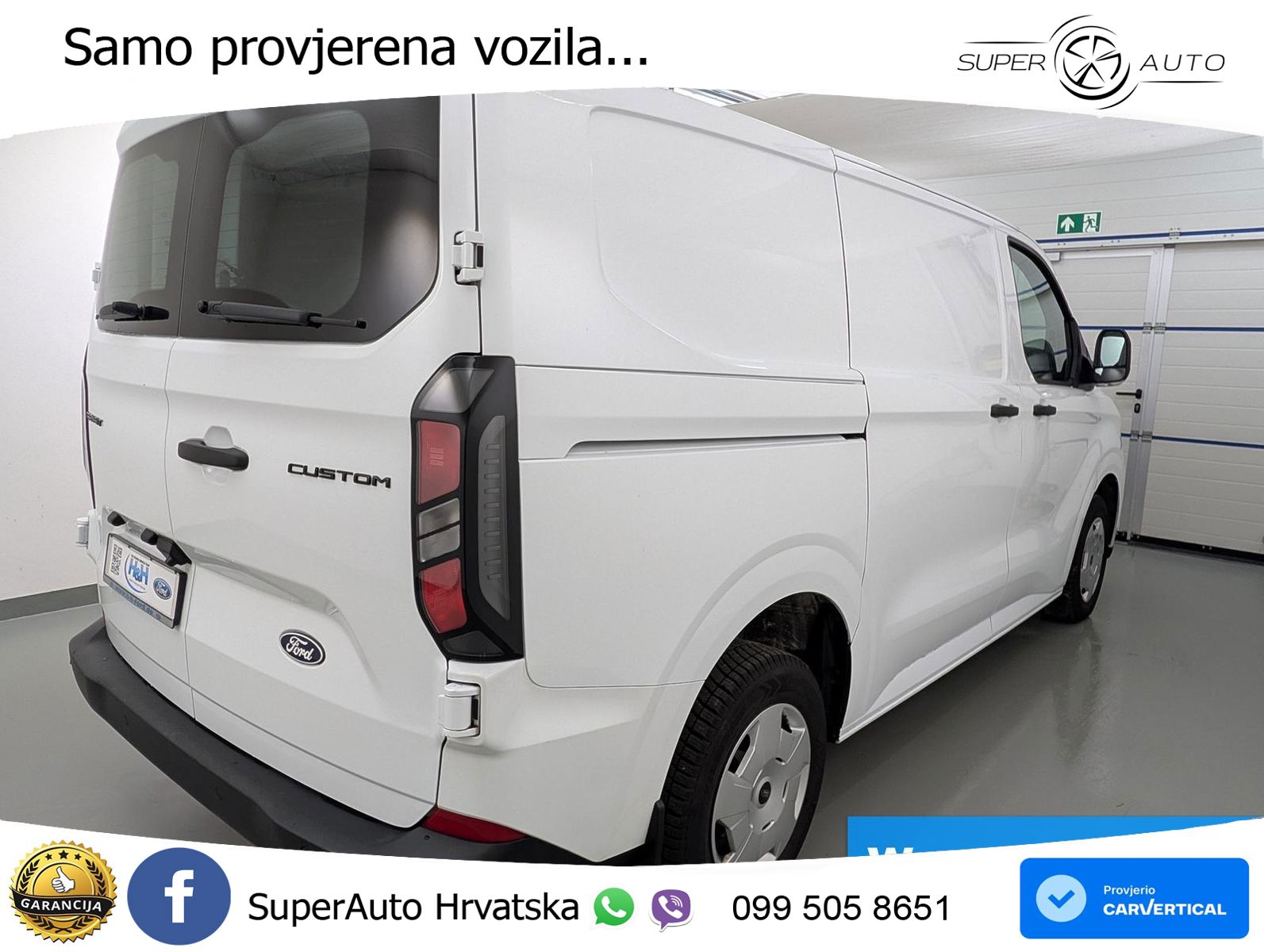 Ford Transit Custom 2.0 280L1 Trend LED+Tempo+Kam+GJR 110 KS