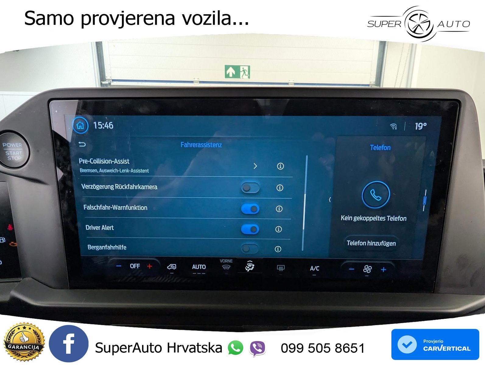 Ford Transit Custom 2.0 280L1 Trend LED+Tempo+Kam+GJR 110 KS