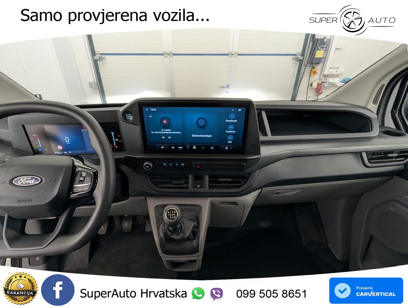 Ford Transit Custom 2.0 280L1 Trend LED+Tempo+Kam+GJR 110 KS