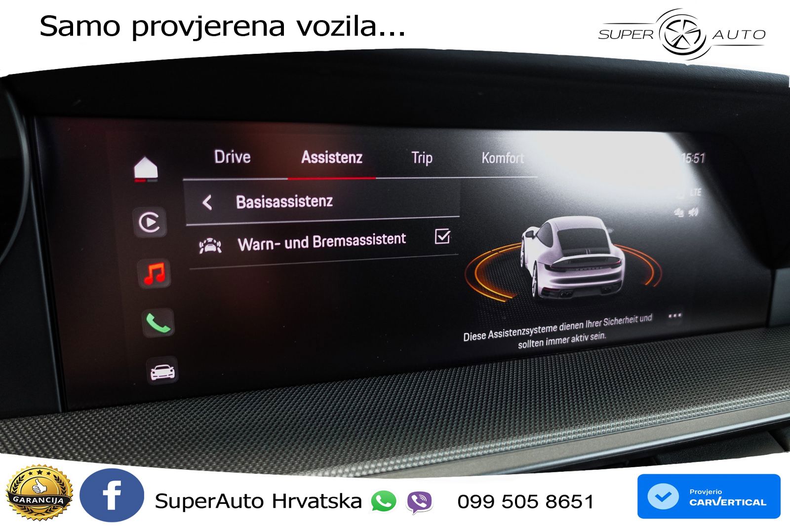 Porsche 911 Carrera S 3.0 (450 KS) PDK ZRAČNI+ACC+GR SJED+KAM+PANO
