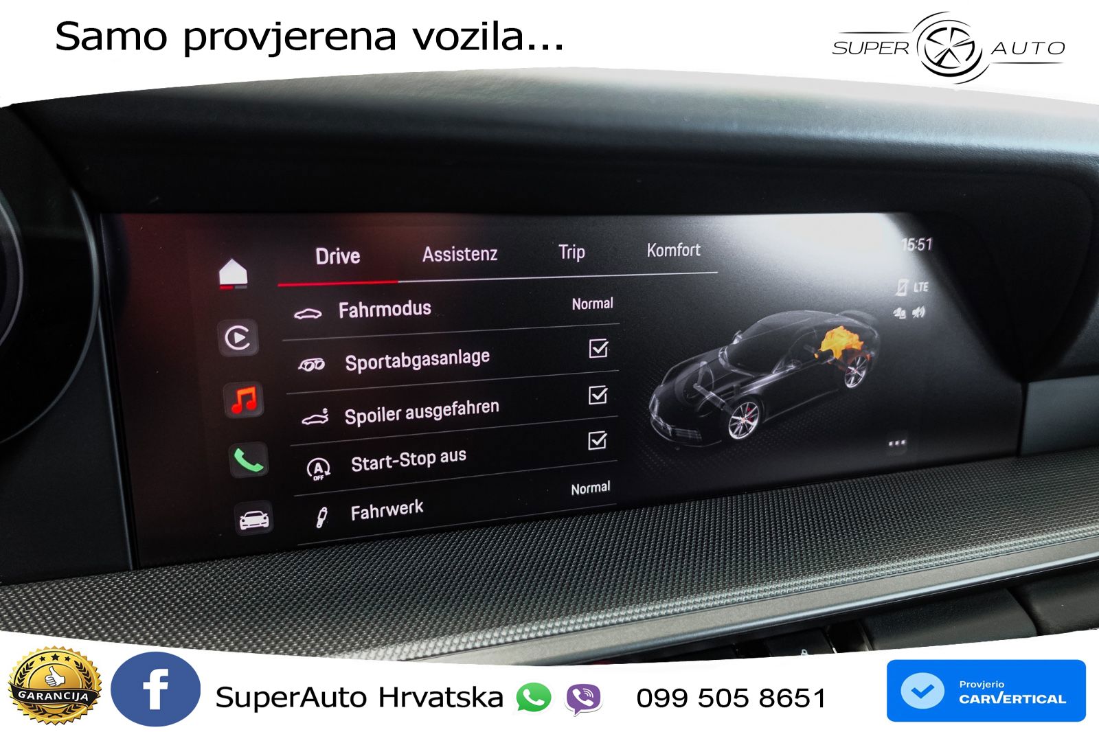 Porsche 911 Carrera S 3.0 (450 KS) PDK ZRAČNI+ACC+GR SJED+KAM+PANO