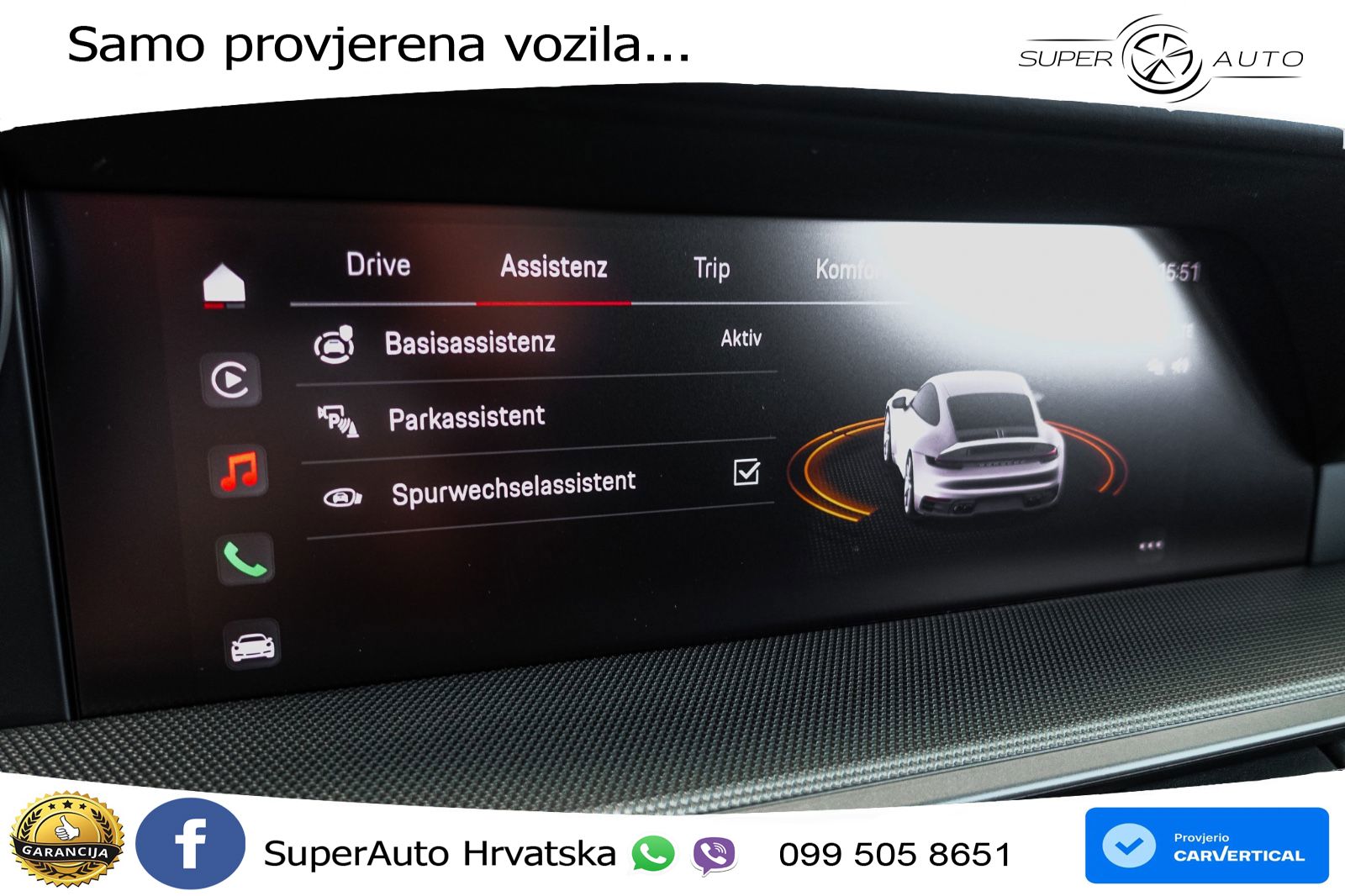 Porsche 911 Carrera S 3.0 (450 KS) PDK ZRAČNI+ACC+GR SJED+KAM+PANO