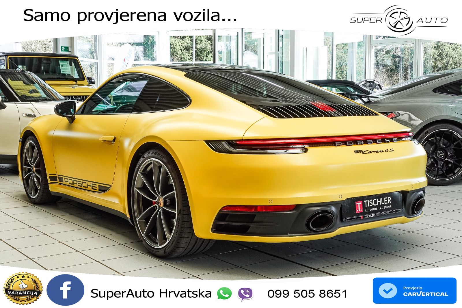 Porsche 911 Carrera S 3.0 (450 KS) PDK ZRAČNI+ACC+GR SJED+KAM+PANO