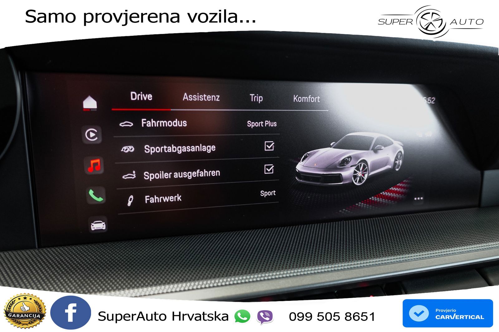 Porsche 911 Carrera S 3.0 (450 KS) PDK ZRAČNI+ACC+GR SJED+KAM+PANO