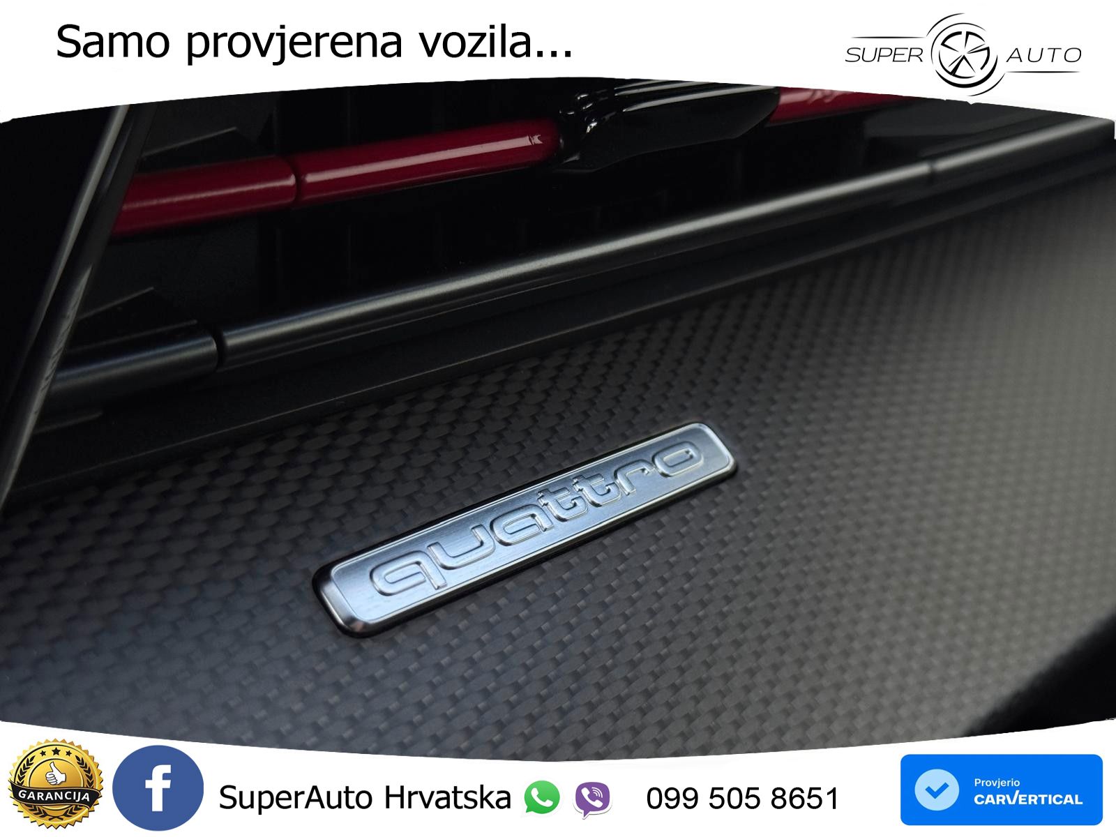 Audi RS3 Sedan 2.5 TFSI (400 KS) quattro S tronic ZRAČNI+ACC+GR SJED+KAM+PANO
