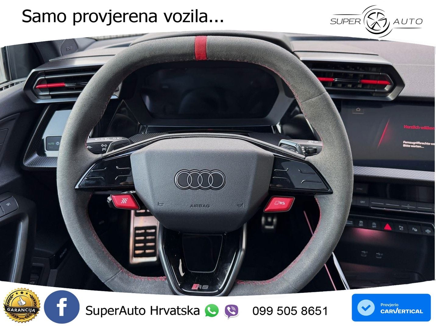 Audi RS3 Sedan 2.5 TFSI (400 KS) quattro S tronic ZRAČNI+ACC+GR SJED+KAM+PANO