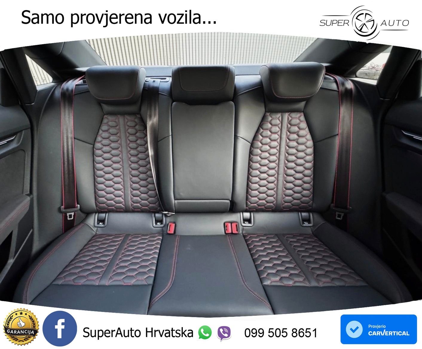 Audi RS3 Sedan 2.5 TFSI (400 KS) quattro S tronic ZRAČNI+ACC+GR SJED+KAM+PANO