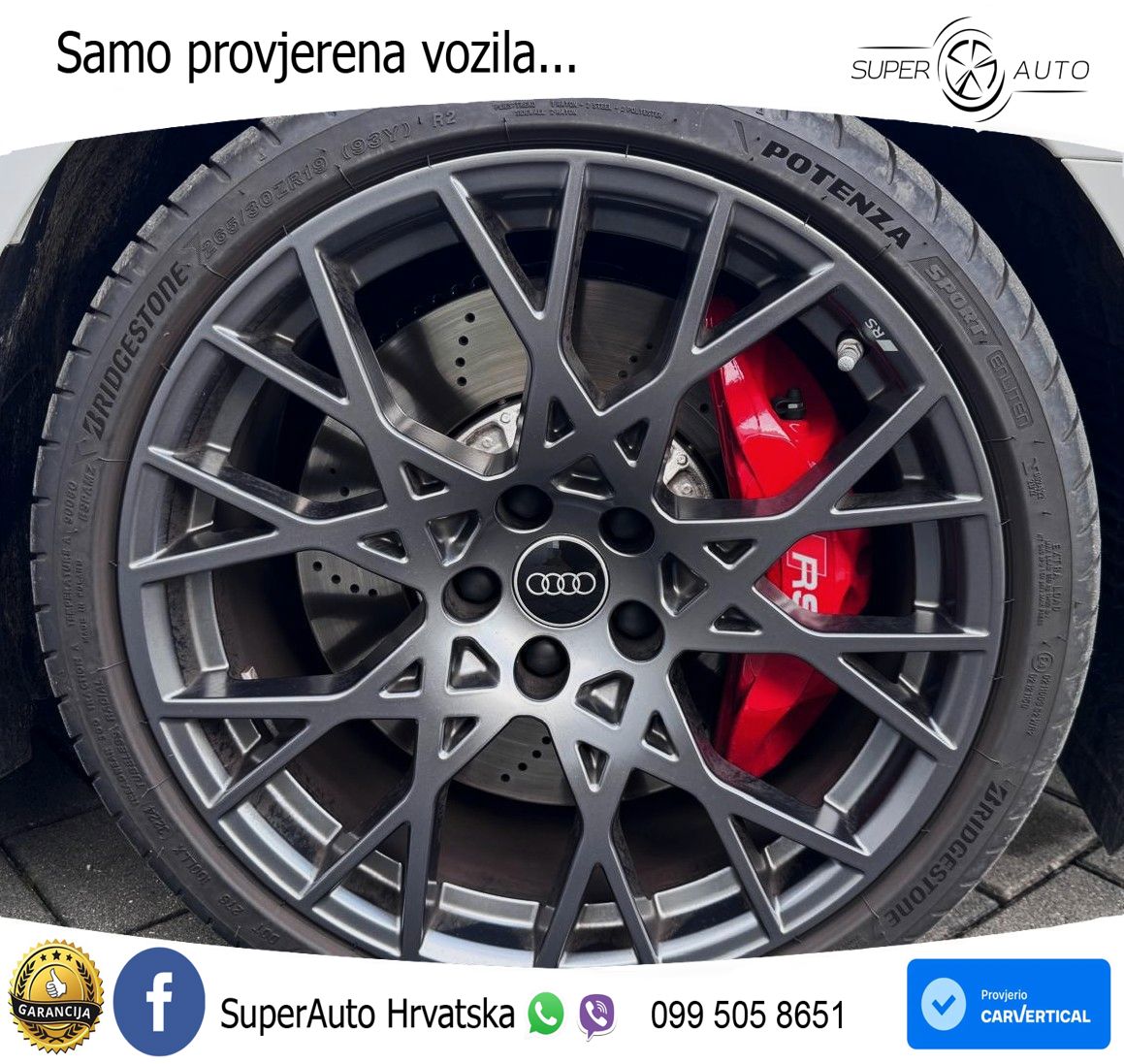 Audi RS3 Sedan 2.5 TFSI (400 KS) quattro S tronic ZRAČNI+ACC+GR SJED+KAM+PANO