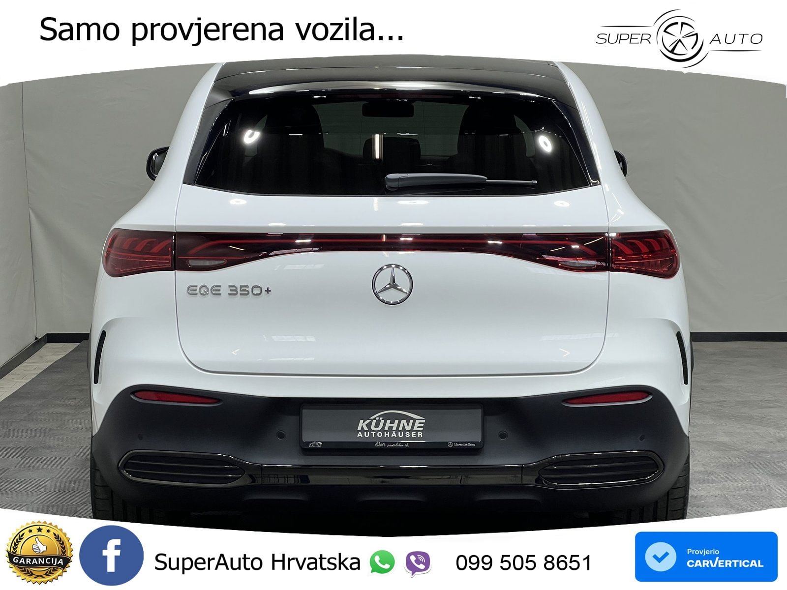 Mercedes EQE SUV 350+ 100 kWh (292 KS) AMG ZRAČNI+ACC+GR SJED+360+PANO