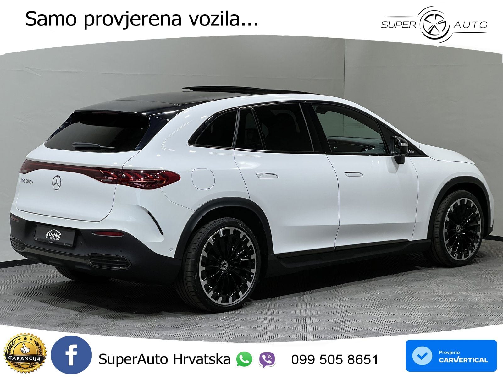 Mercedes EQE SUV 350+ 100 kWh (292 KS) AMG ZRAČNI+ACC+GR SJED+360+PANO