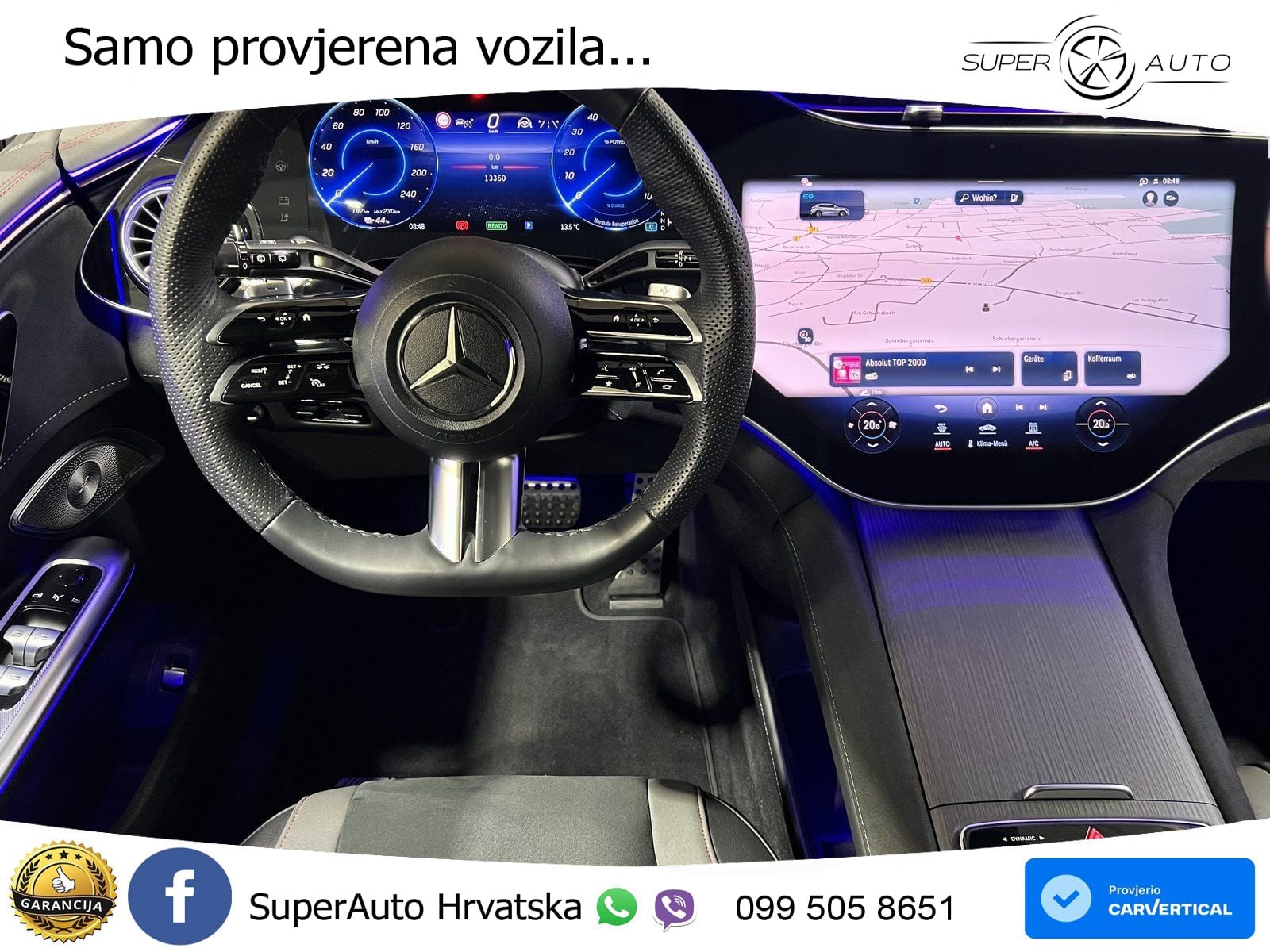 Mercedes EQE SUV 350+ 100 kWh (292 KS) AMG ZRAČNI+ACC+GR SJED+360+PANO