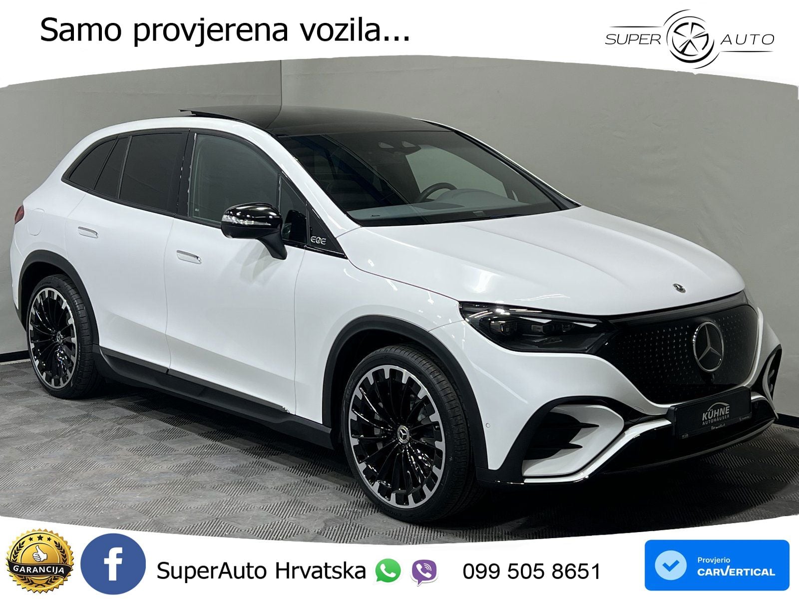 Mercedes EQE SUV 350+ 100 kWh (292 KS) AMG ZRAČNI+ACC+GR SJED+360+PANO