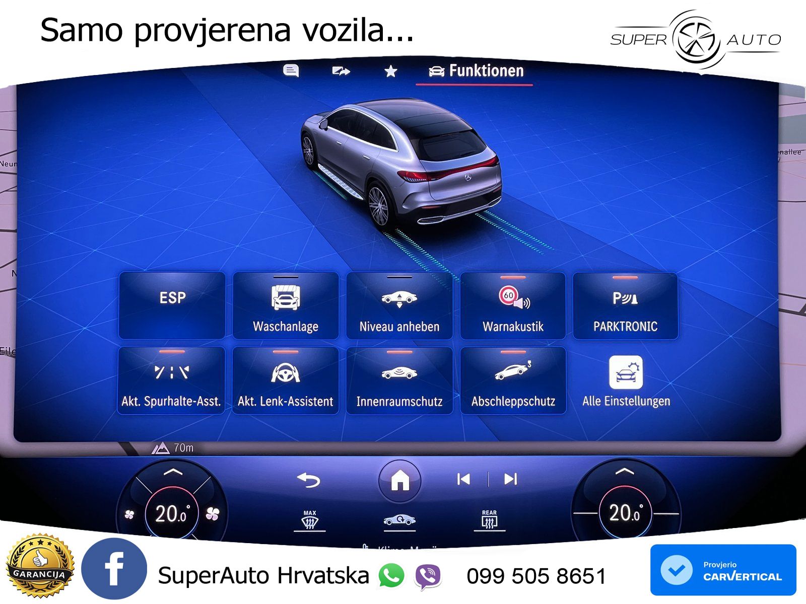 Mercedes EQE SUV 350+ 100 kWh (292 KS) AMG ZRAČNI+ACC+GR SJED+360+PANO