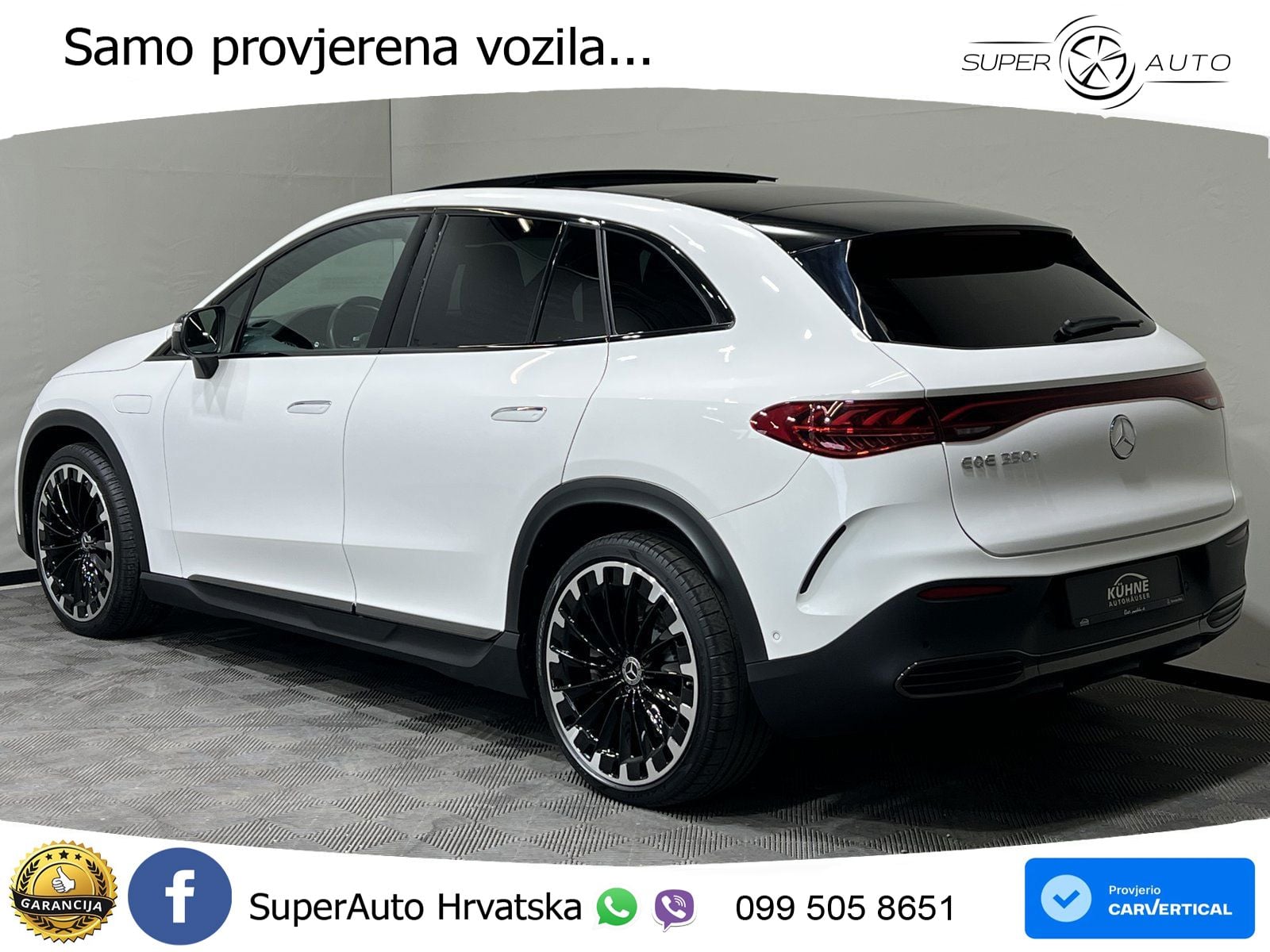 Mercedes EQE SUV 350+ 100 kWh (292 KS) AMG ZRAČNI+ACC+GR SJED+360+PANO