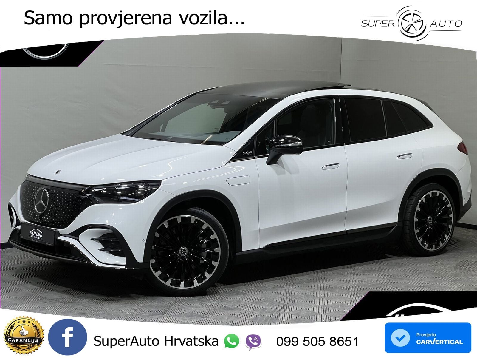 Mercedes EQE SUV 350+ 100 kWh (292 KS) AMG ZRAČNI+ACC+GR SJED+360+PANO