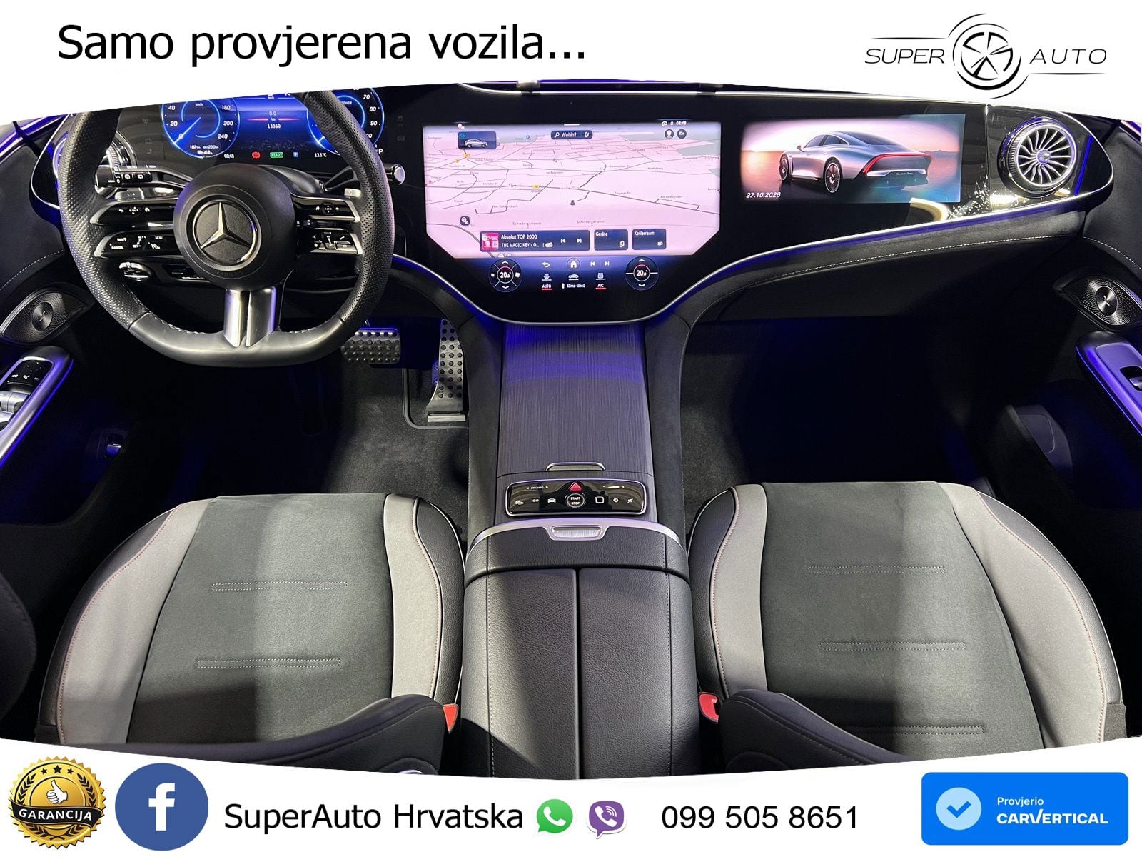 Mercedes EQE SUV 350+ 100 kWh (292 KS) AMG ZRAČNI+ACC+GR SJED+360+PANO