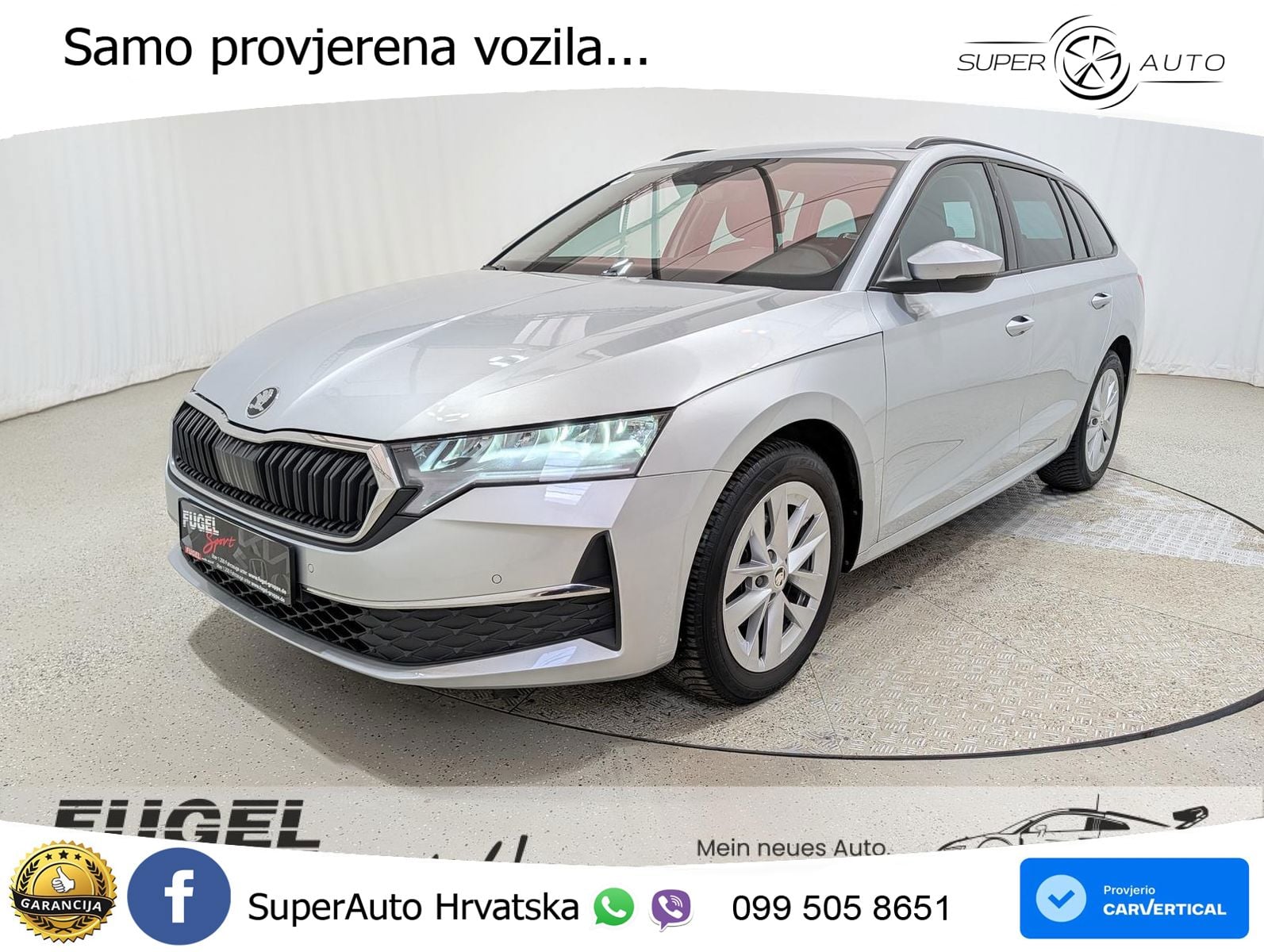 Škoda Octavia Combi 2.0 TDI (150 KS) DSG Selection LED+GR SJED+ACC