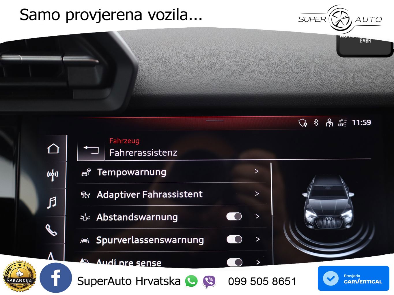 Audi A3 40 TFSIe (204 KS) S tronic LED+ACC