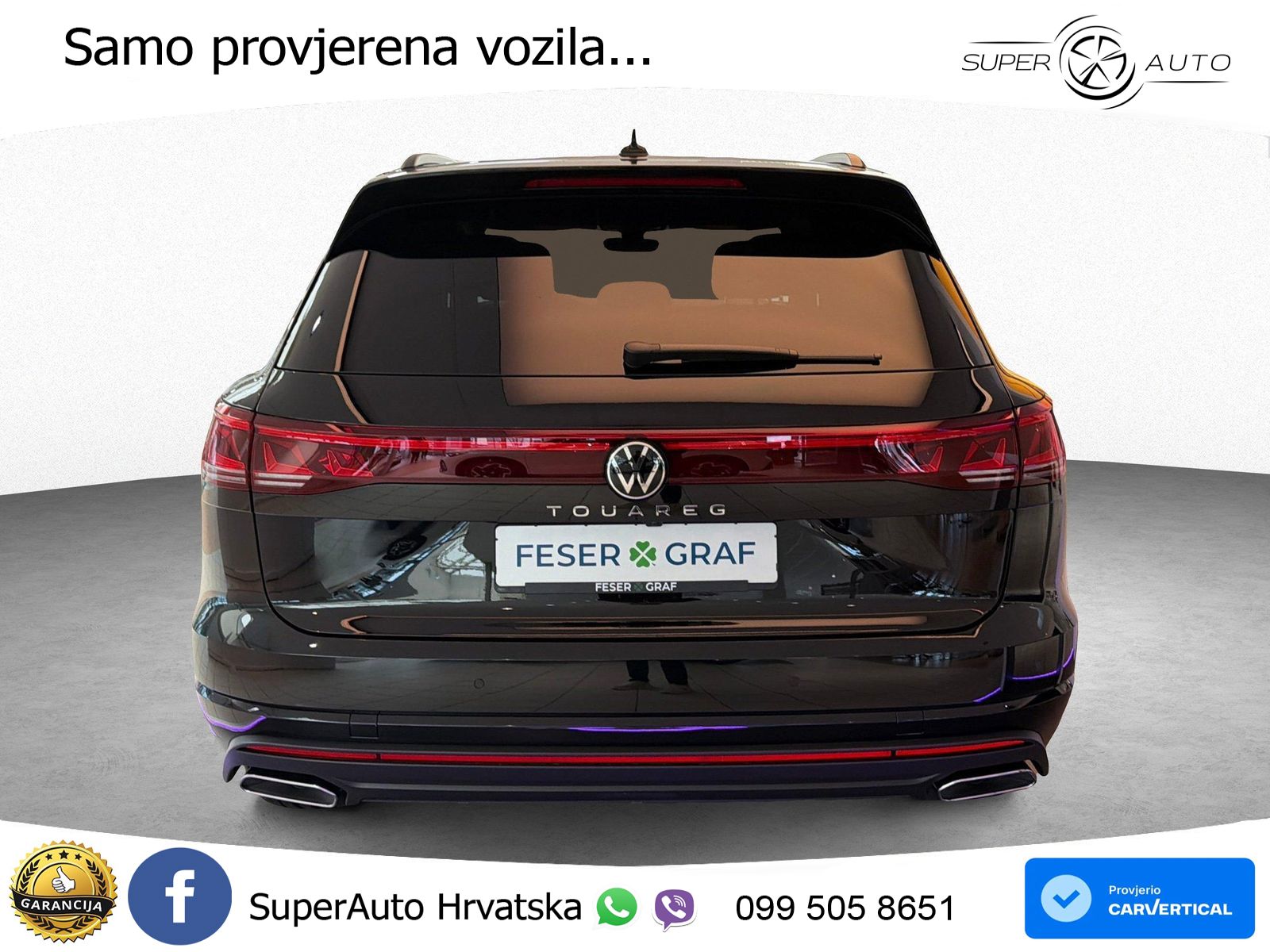 Volkswagen Touareg 3.0 V6 TDI (286 KS) 4MOTION Tiptronic ZRAČNI+ACC+4xGR SJED+360