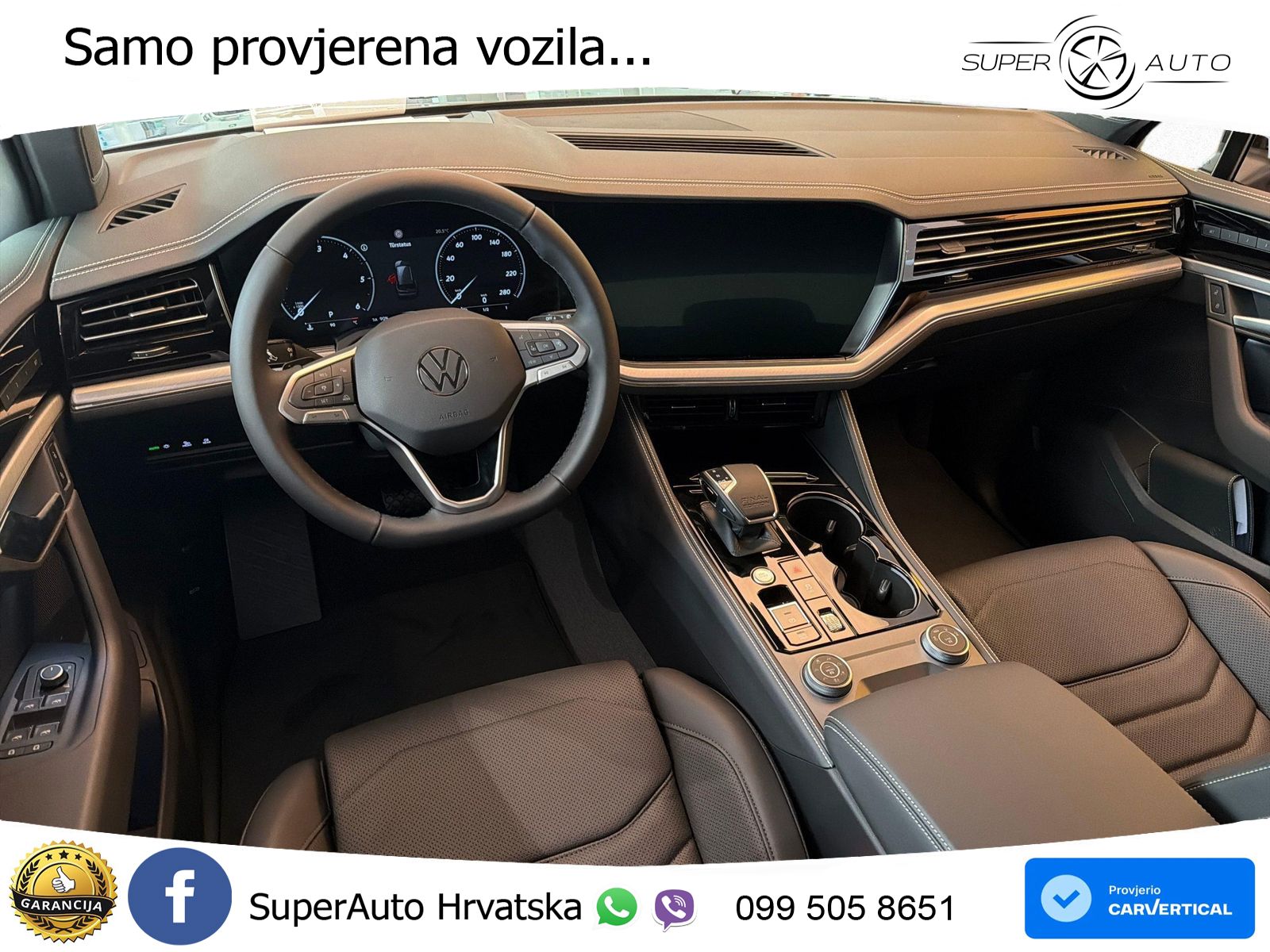Volkswagen Touareg 3.0 V6 TDI (286 KS) 4MOTION Tiptronic ZRAČNI+ACC+4xGR SJED+360