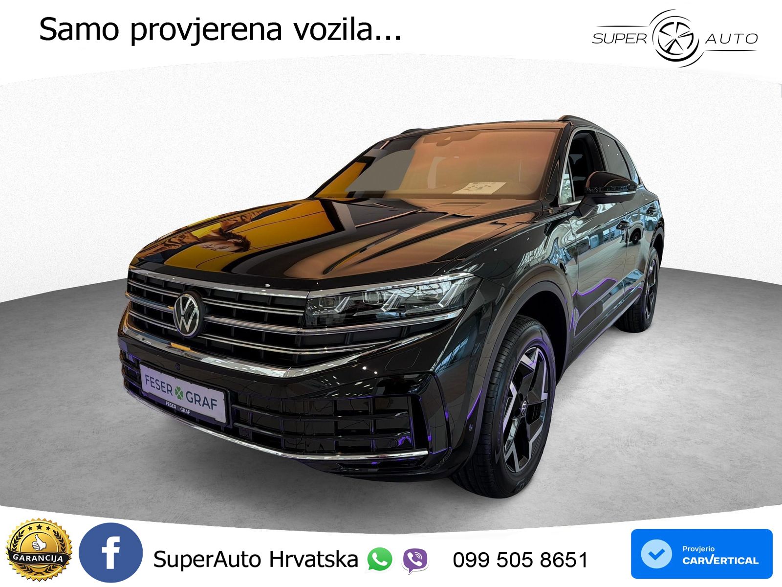Volkswagen Touareg 3.0 V6 TDI (286 KS) 4MOTION Tiptronic ZRAČNI+ACC+4xGR SJED+360