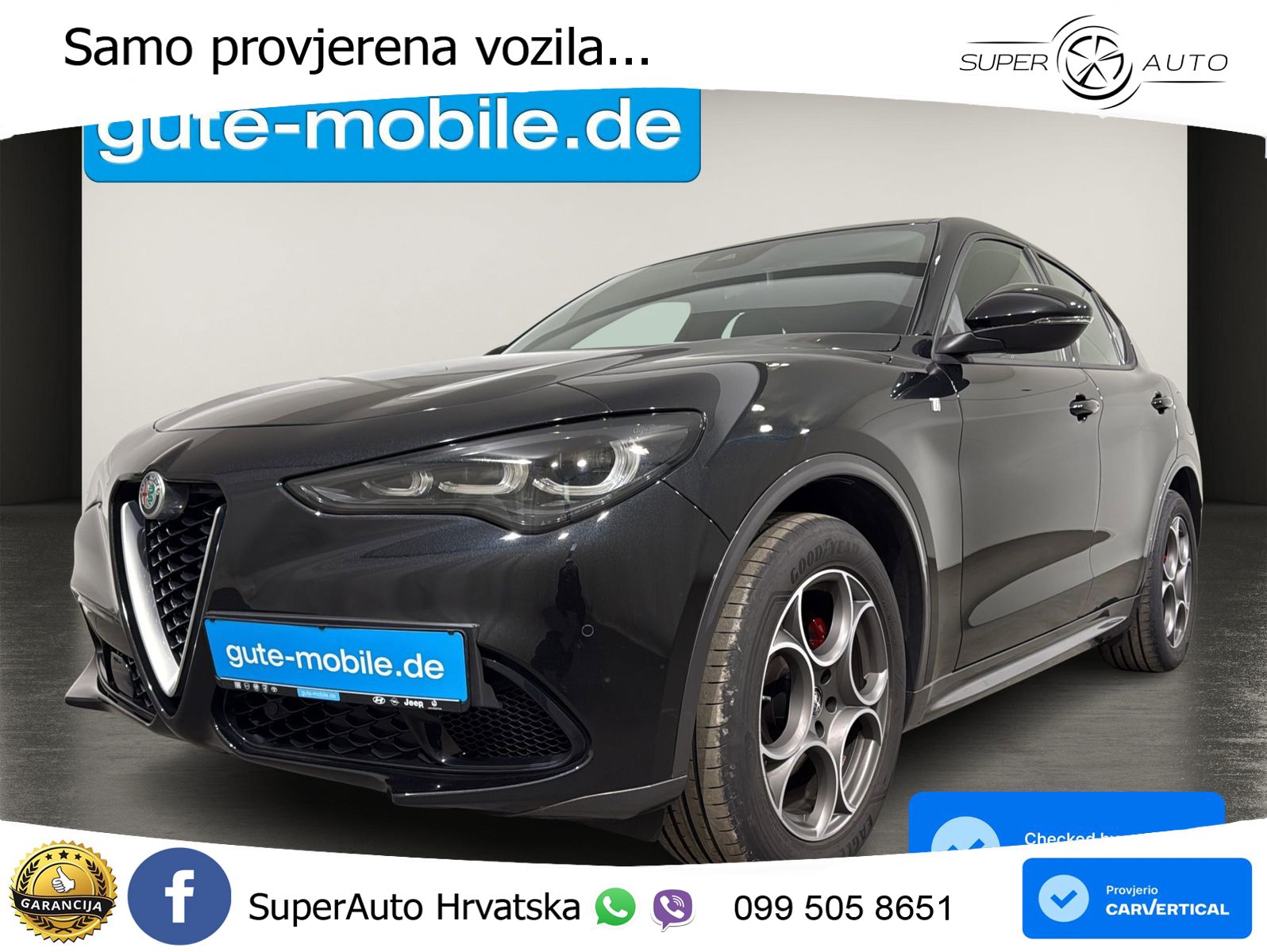 Alfa Romeo Stelvio 2.2 MultiJet II (210 KS) Q4 Automatic LED+GR SJED+ACC