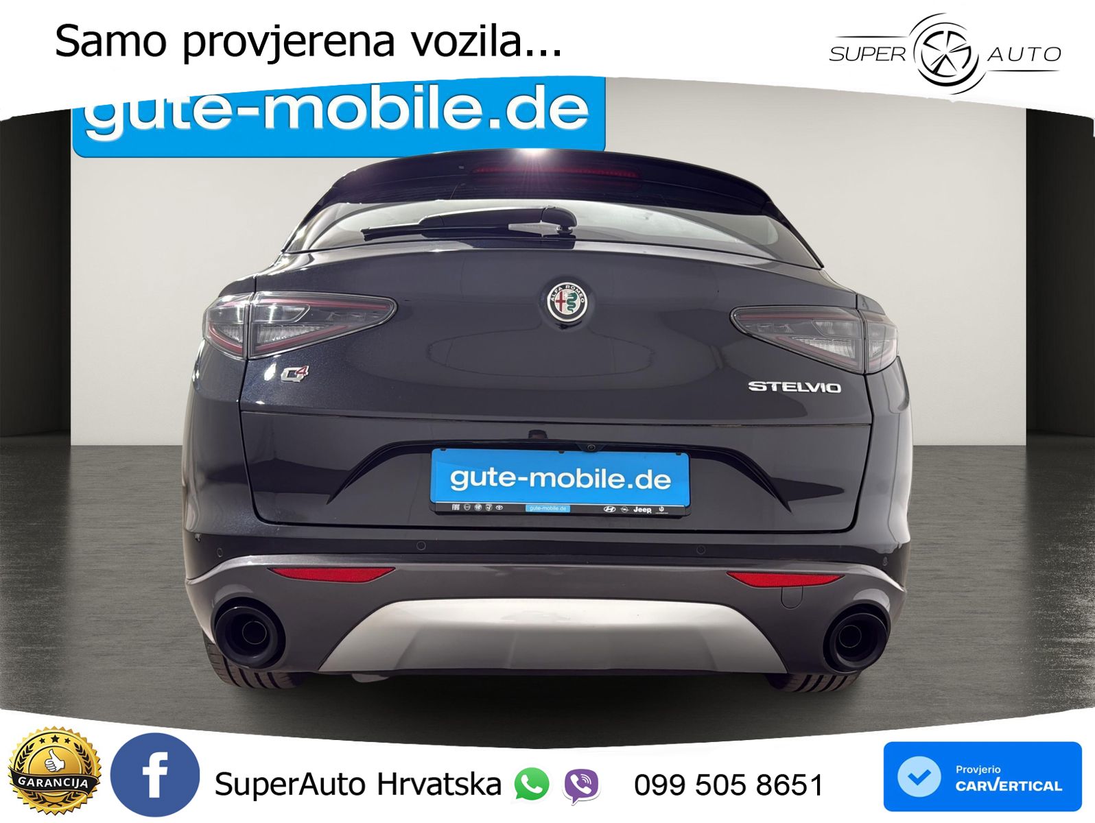 Alfa Romeo Stelvio 2.2 MultiJet II (210 KS) Q4 Automatic LED+GR SJED+ACC