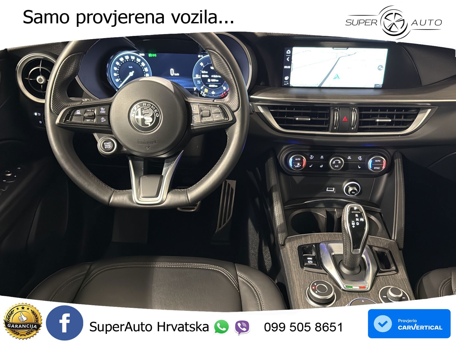 Alfa Romeo Stelvio 2.2 MultiJet II (210 KS) Q4 Automatic LED+GR SJED+ACC