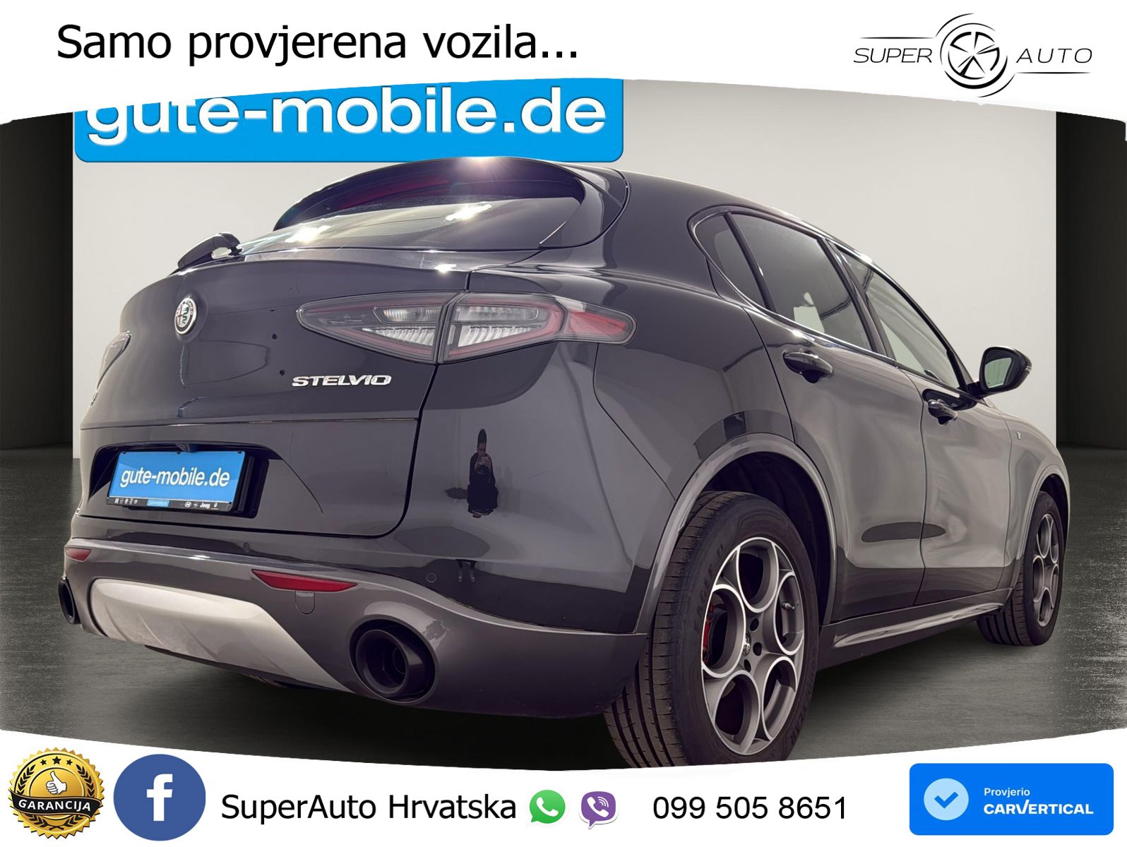 Alfa Romeo Stelvio 2.2 MultiJet II (210 KS) Q4 Automatic LED+GR SJED+ACC