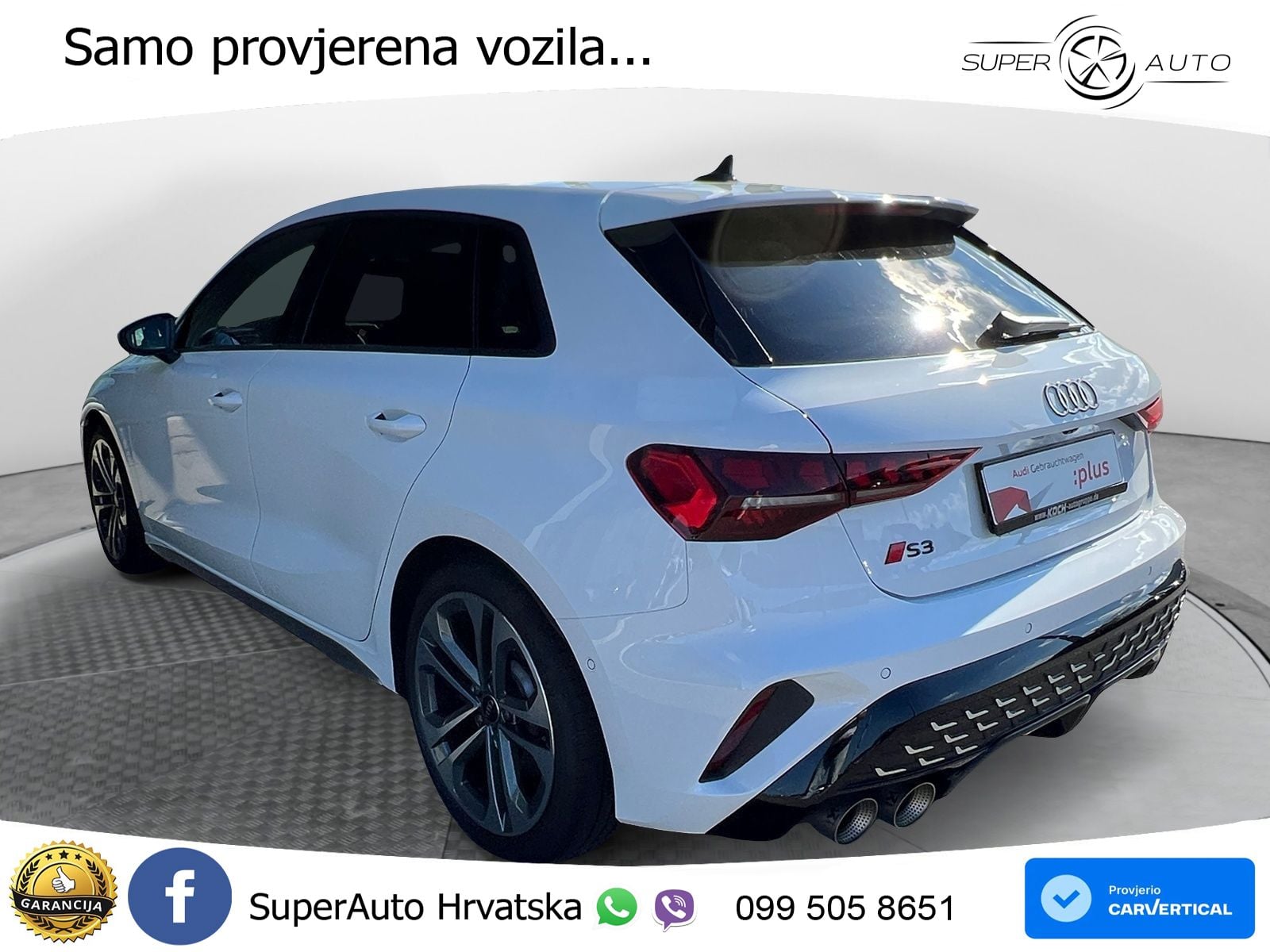Audi S3 2.0 TFSI (333 KS) quattro S tronic MATRIX+GR SJED+KAM