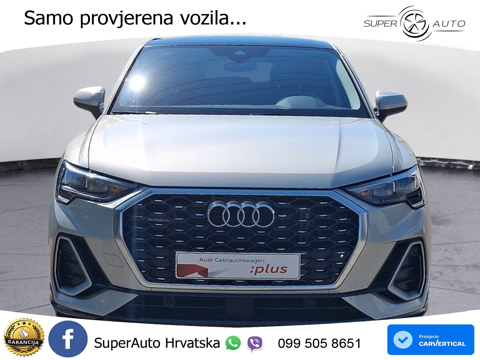 Audi Q3 Sportback 40 TDI (200 KS) quattro S tronic S line LED+GR SJED+ACC