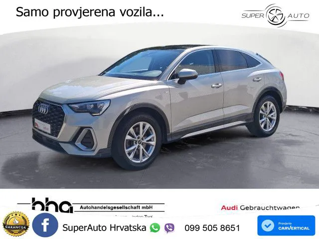 Audi Q3 Sportback 40 TDI (200 KS) quattro S tronic S line LED+GR SJED+ACC
