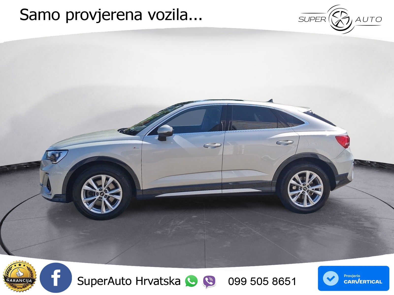 Audi Q3 Sportback 40 TDI (200 KS) quattro S tronic S line LED+GR SJED+ACC