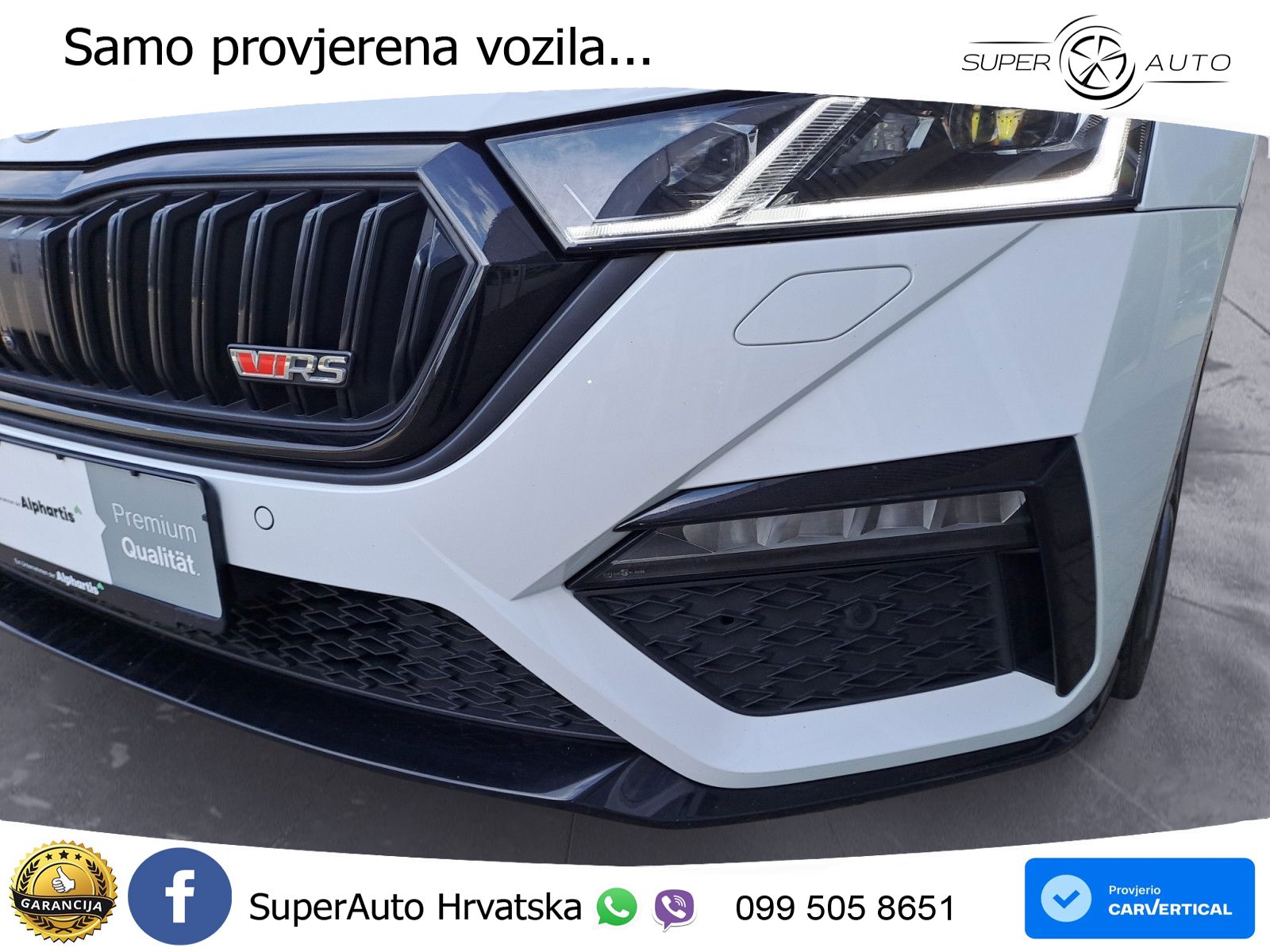 Škoda Octavia Combi RS 2.0 TDI (200 KS) DSG LED+GR SJED+ACC