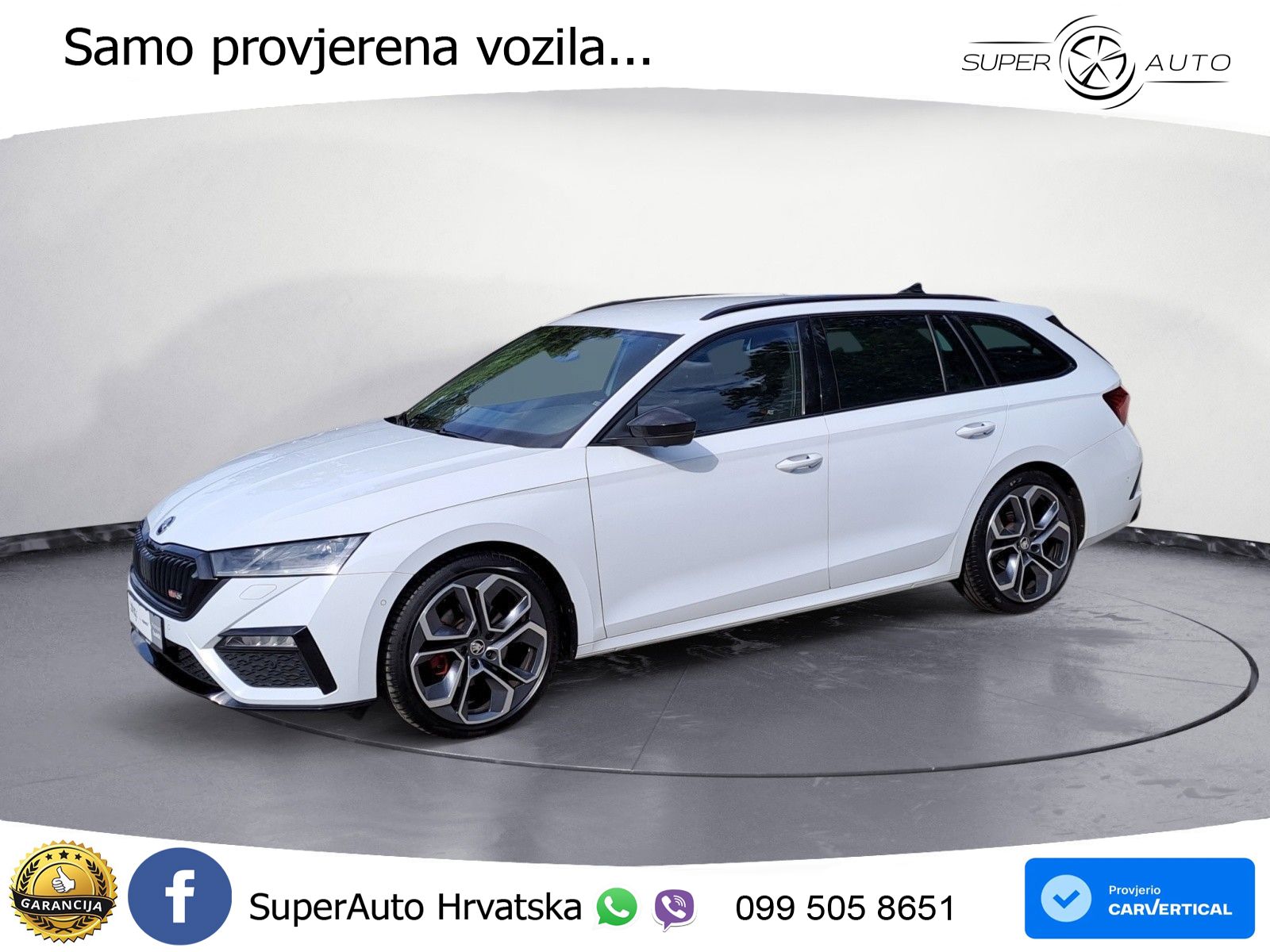 Škoda Octavia Combi RS 2.0 TDI (200 KS) DSG LED+GR SJED+ACC