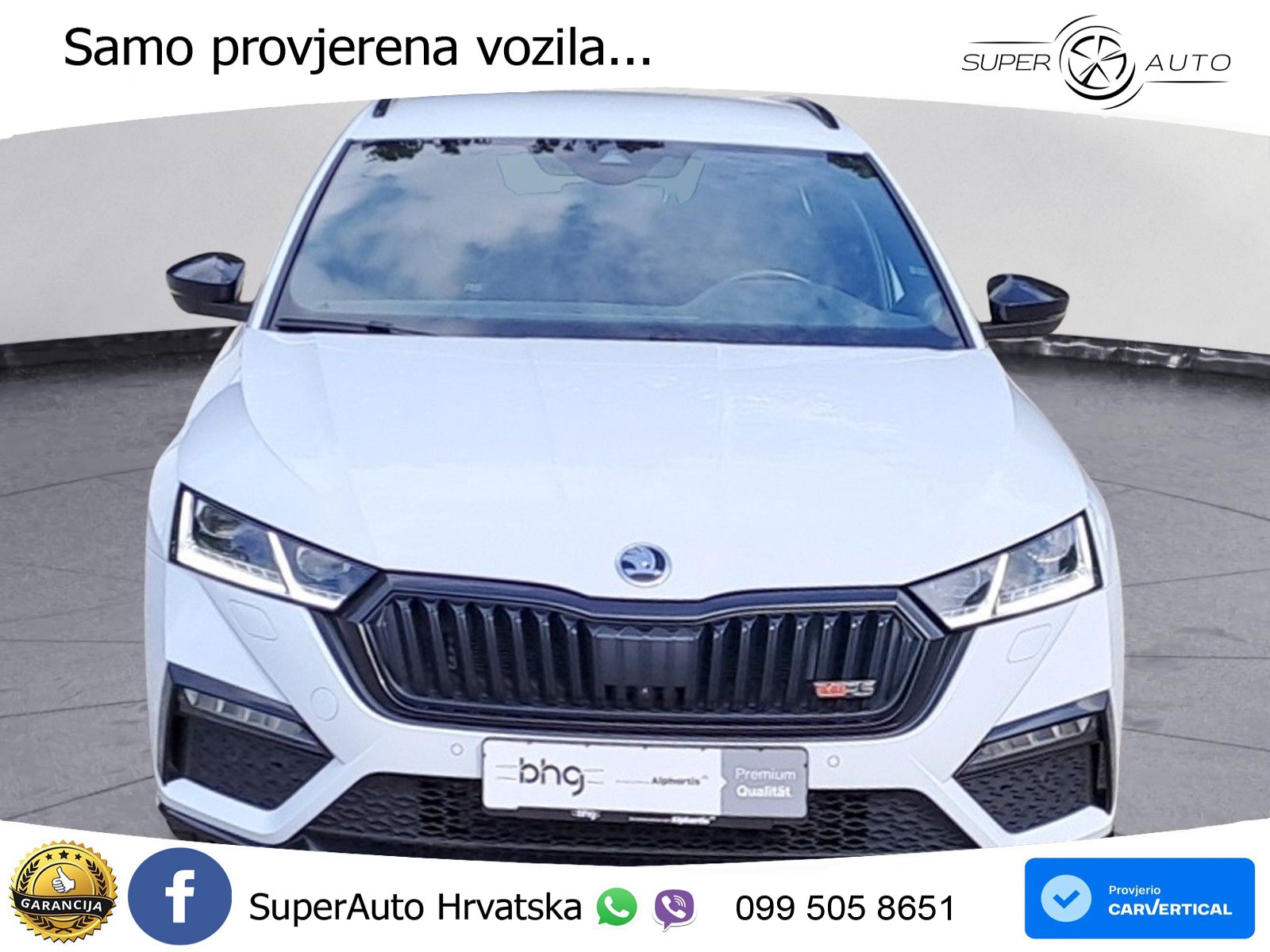 Škoda Octavia Combi RS 2.0 TDI (200 KS) DSG LED+GR SJED+ACC
