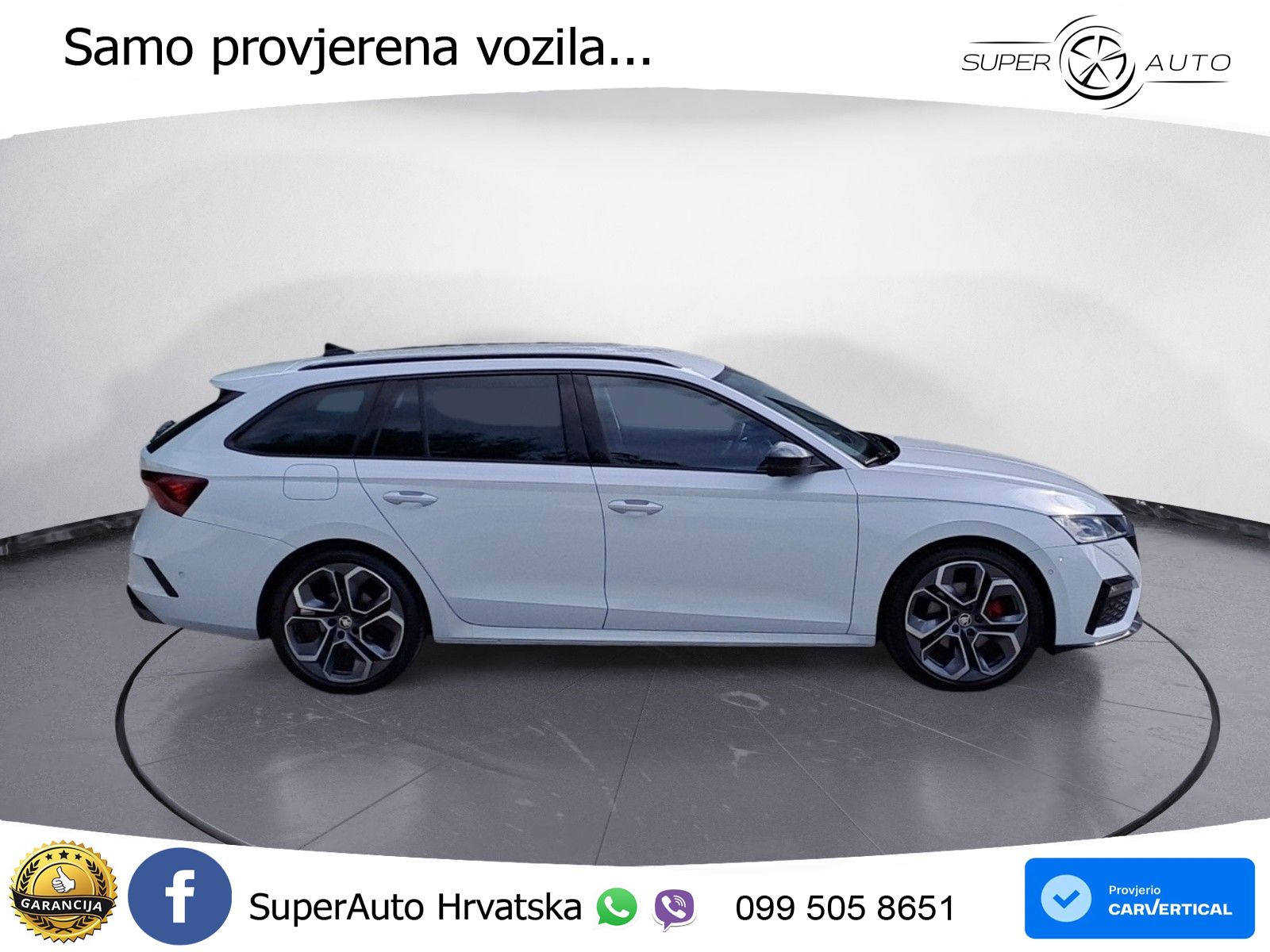 Škoda Octavia Combi RS 2.0 TDI (200 KS) DSG LED+GR SJED+ACC