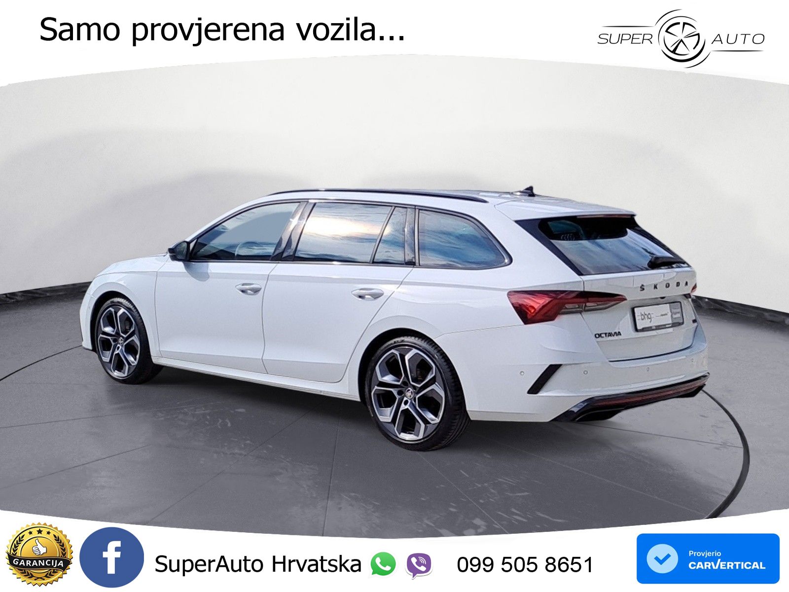 Škoda Octavia Combi RS 2.0 TDI (200 KS) DSG LED+GR SJED+ACC