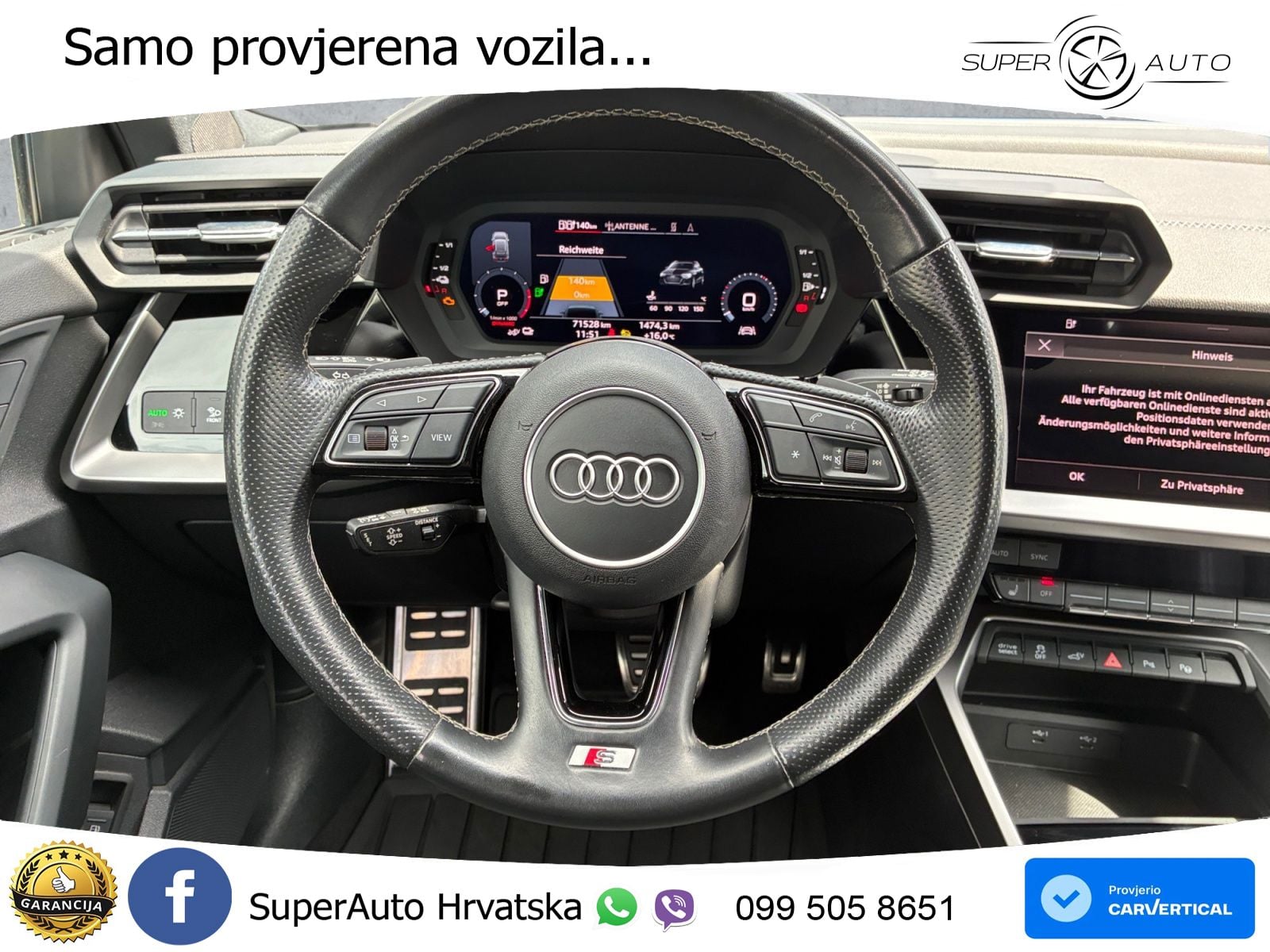 Audi A3 40 TFSIe (204 KS) S tronic 2x S line
