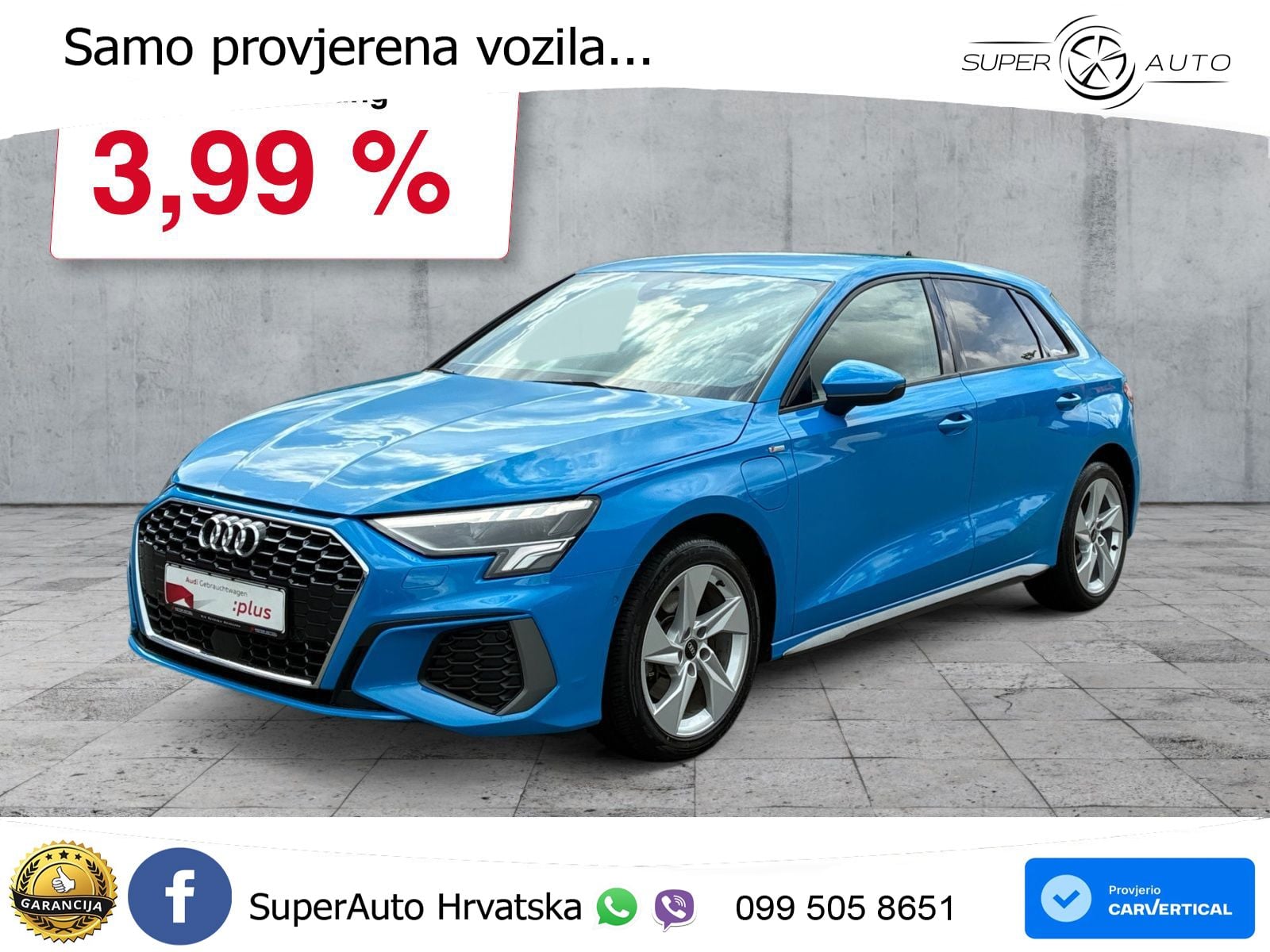 Audi A3 40 TFSIe (204 KS) S tronic 2x S line
