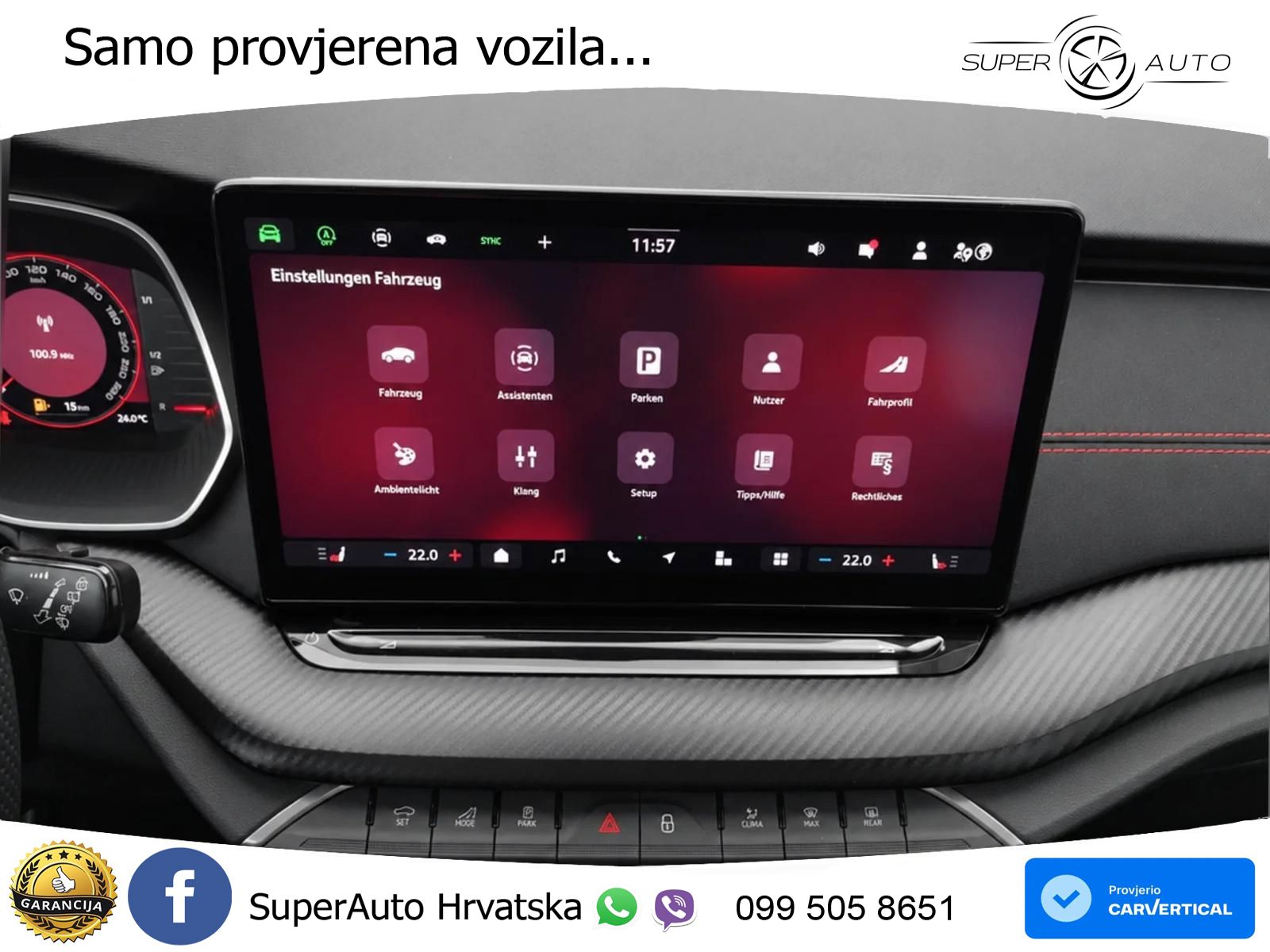Škoda Octavia Combi RS 2.0 TSI (265 KS) DSG MATRIX+GR SJED+KAM