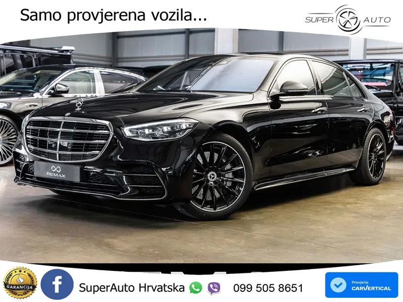 Mercedes S 580 V8 (503 KS) EQ Boost 4MATIC 9G-TRONIC Exclusive ACC+HEAD+4xGR SJED+360+PANO
