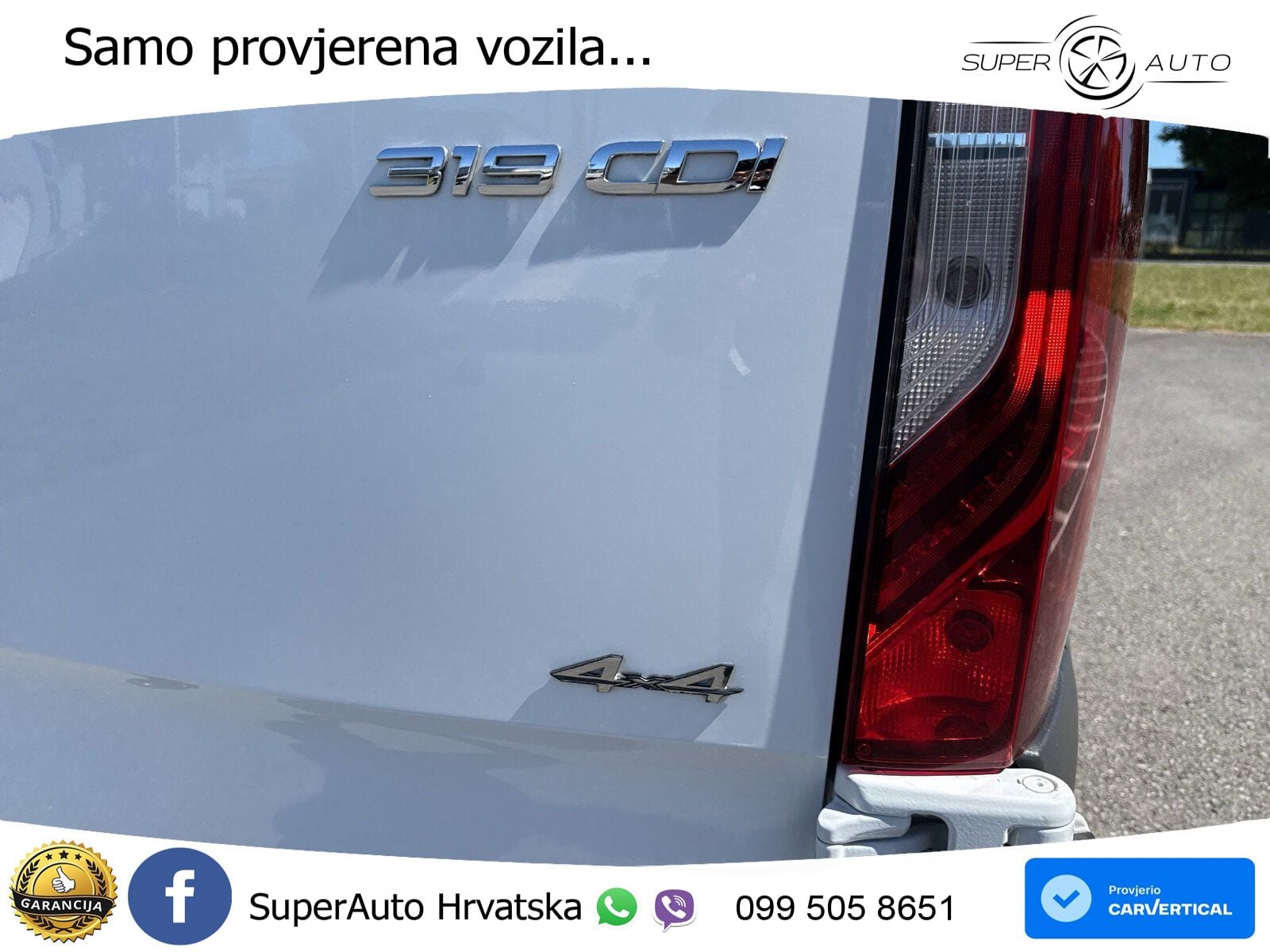 Mercedes-Benz Sprinter 319 4x4/SCHWINGSITZ/KAMERA/AHK3,50TO 190 KS
