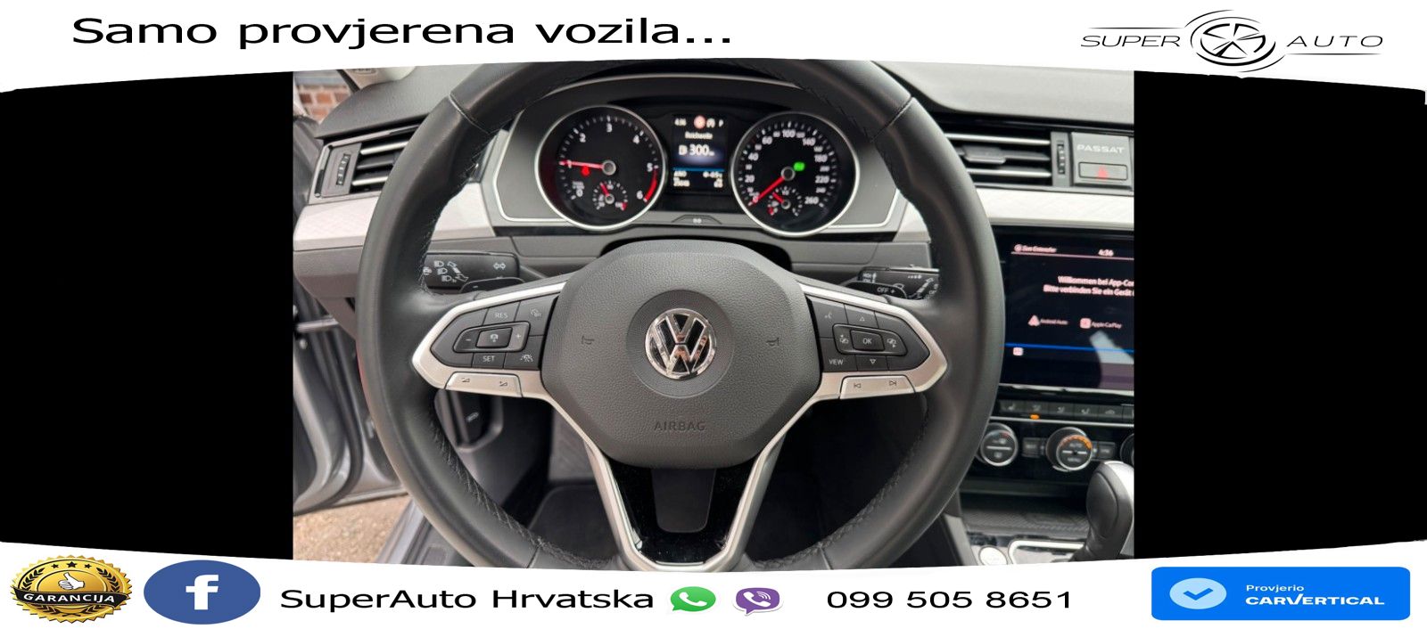 Volkswagen Passat Variant 2.0 TDI (190 KS) DSG ZRAČNI+ACC+GR SJED+KAM